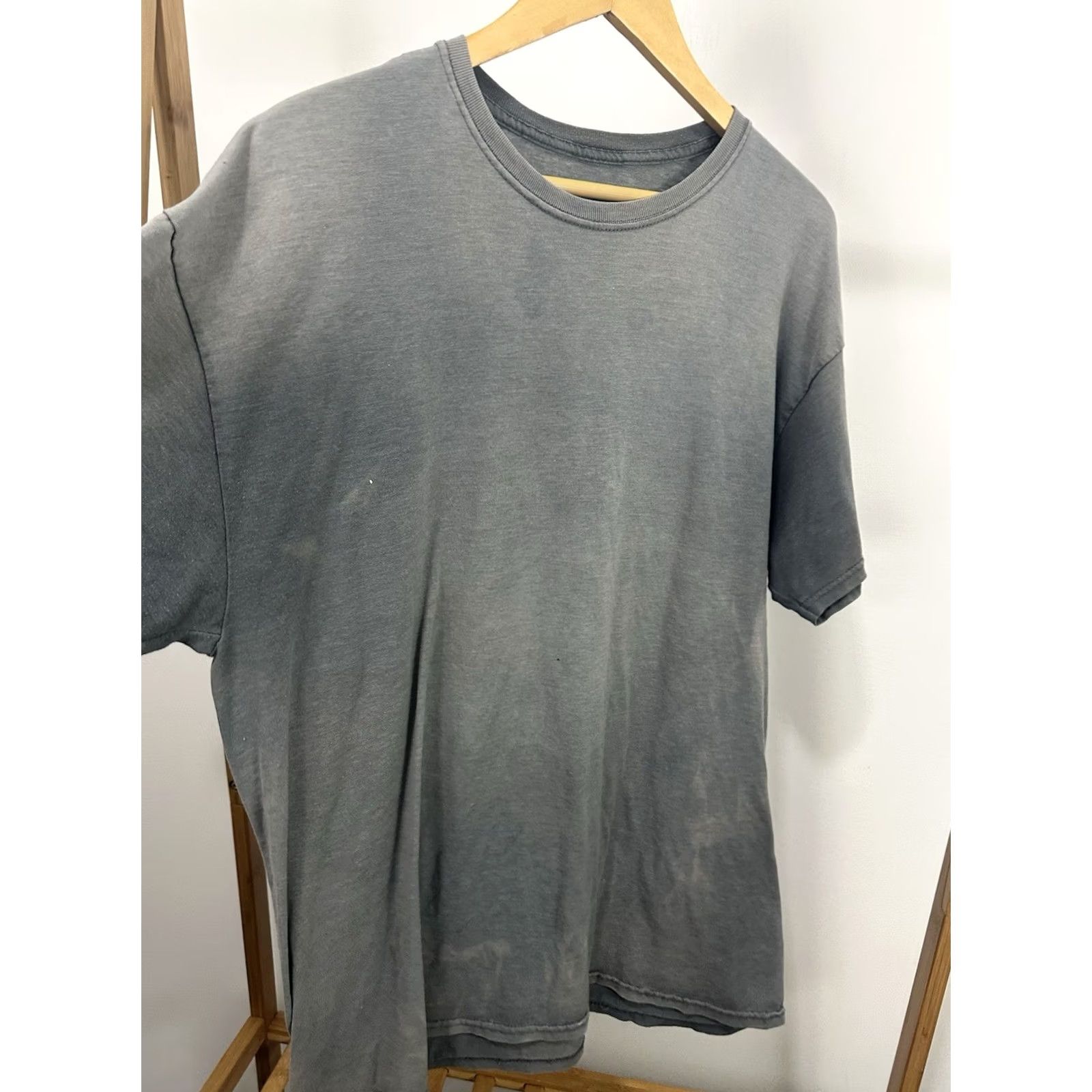 Fruit Of The Loom VINTAGE Fruit of the Loom WIP Work T-Shirt XL Gray Men Size US XL / EU 56 / 4 - 3 Thumbnail