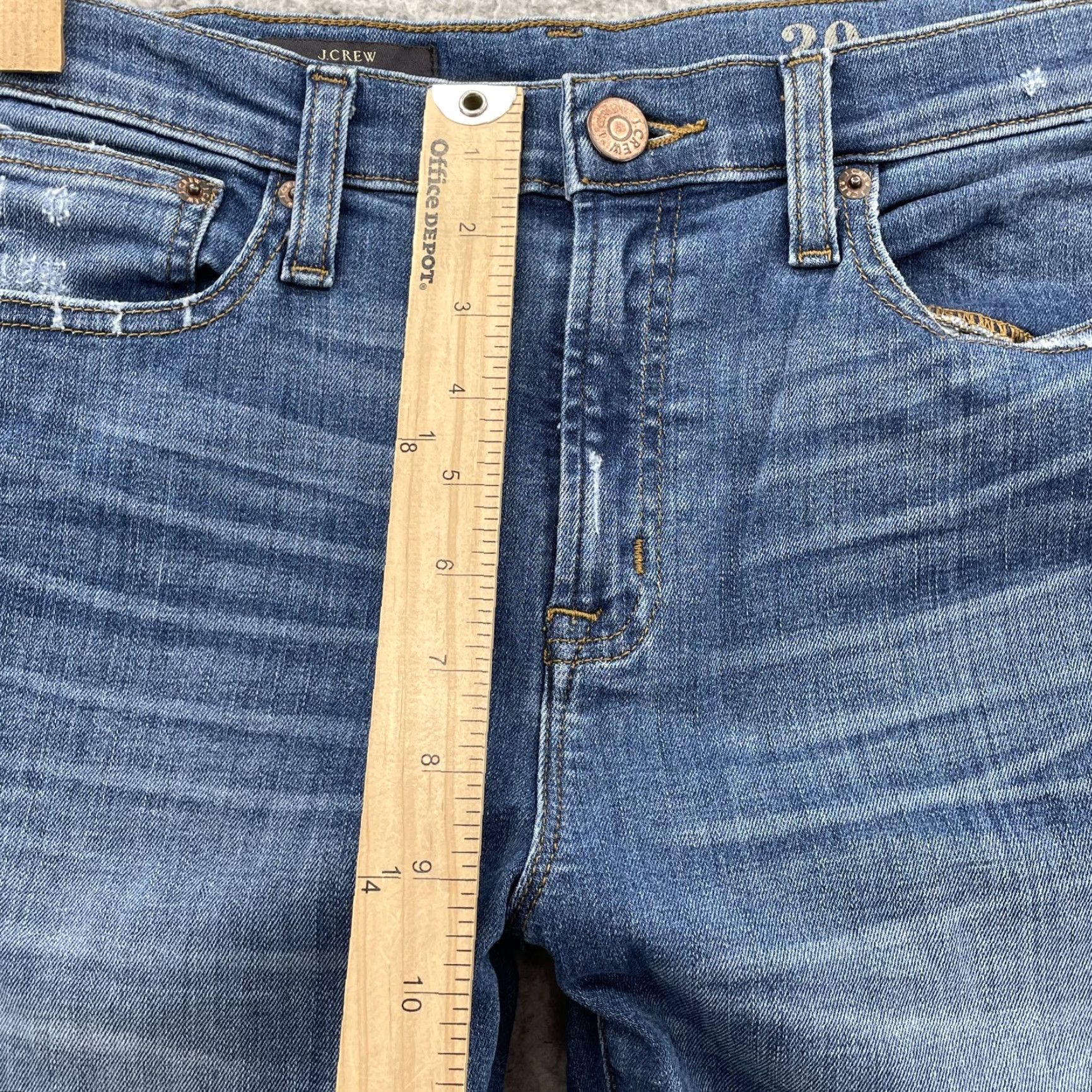 J.Crew J.Crew Jeans 30 Lookout High Rise Crop Slim Chic 90s Blue Womens Size 30" / US 8 / IT 44 - 6 Thumbnail
