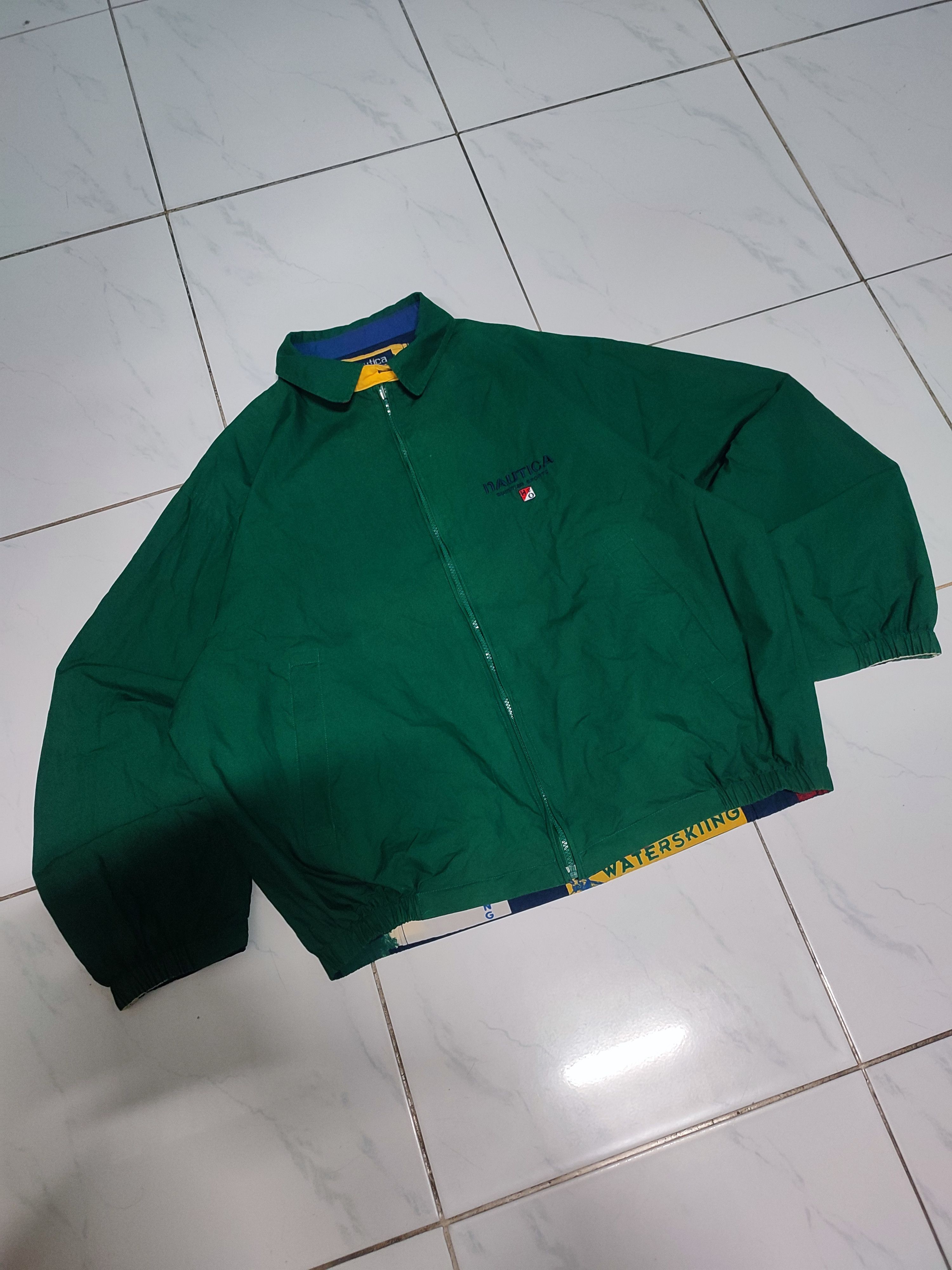 Nautica Vintage Rare Nautica Ocean Sportsman Reversible Jacket Size US L / EU 52-54 / 3 - 10 Thumbnail