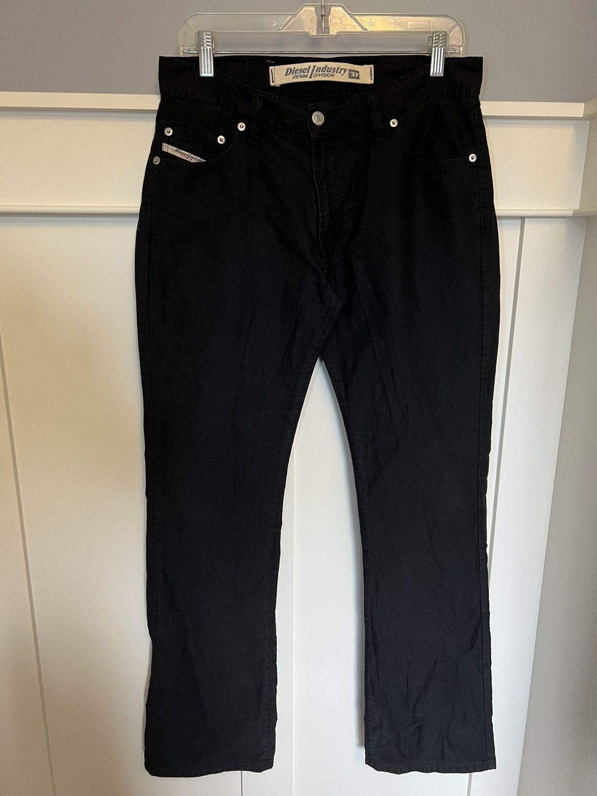 Diesel Vintage Diesel made in Italy micro corduroy straight pants Size US 31 - 1 Thumbnail
