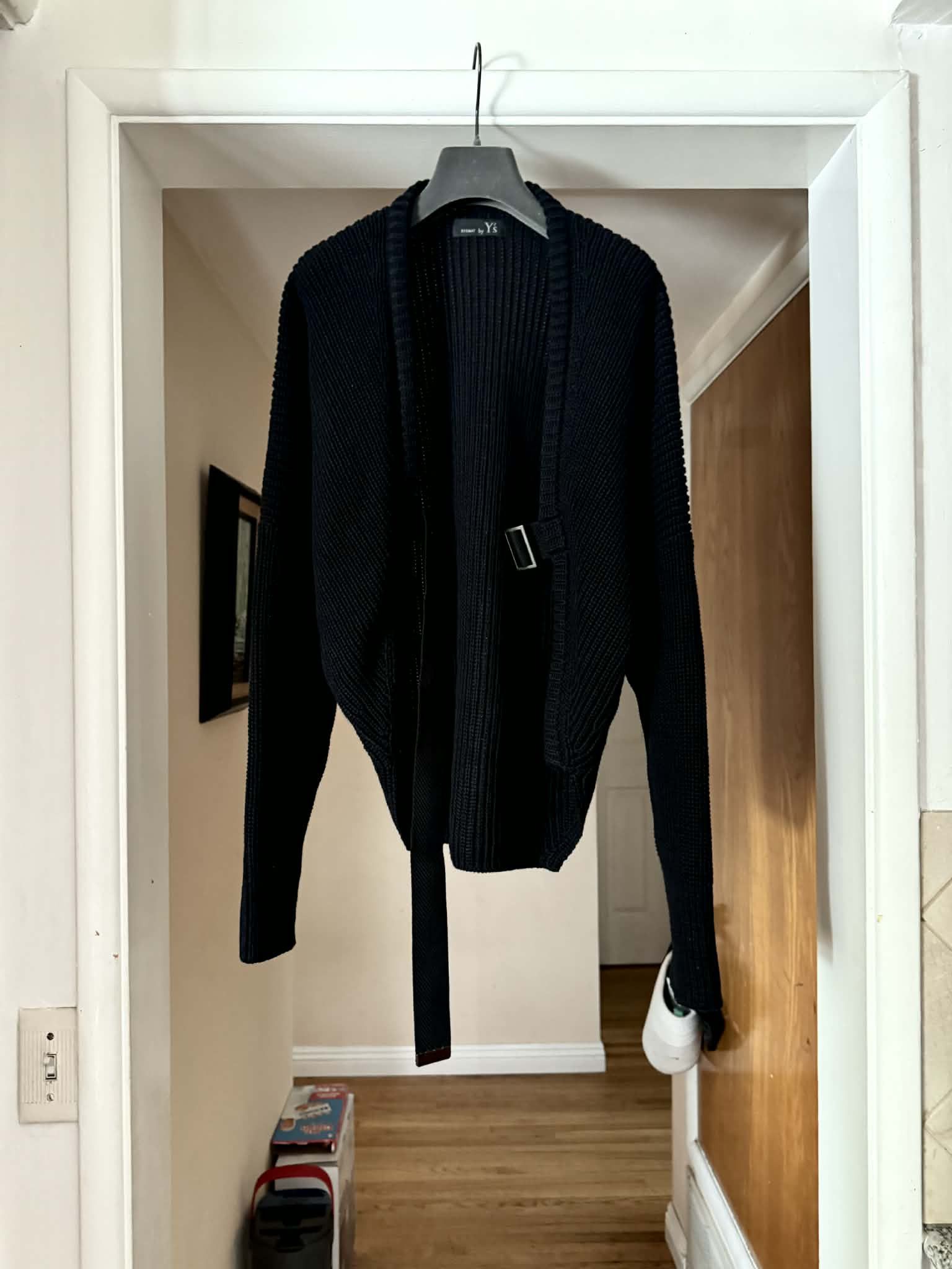 Yohji Yamamoto Yohji Cardigan w/ Strap Size US M / EU 48-50 / 2 - 1 Thumbnail