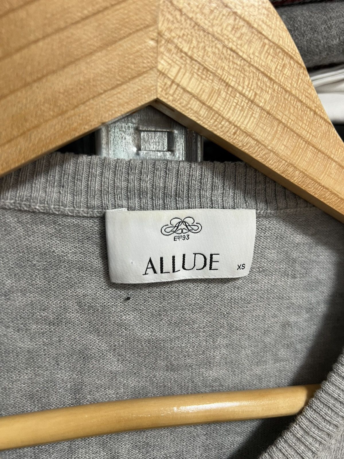 Allude Allude Women’s Cardigan Cotton/Cashmere Sweater Gray Size XS Size XS / US 0-2 / IT 36-38 - 5 Thumbnail