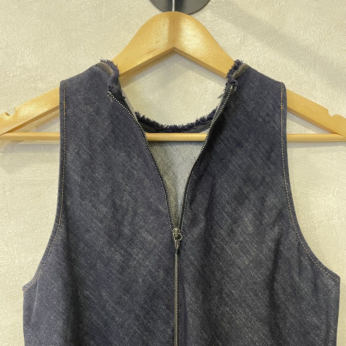 Brunello Cucinelli Brunello cucinelli denim dress with monil chain Size M / US 6-8 / IT 42-44 - 8 Thumbnail