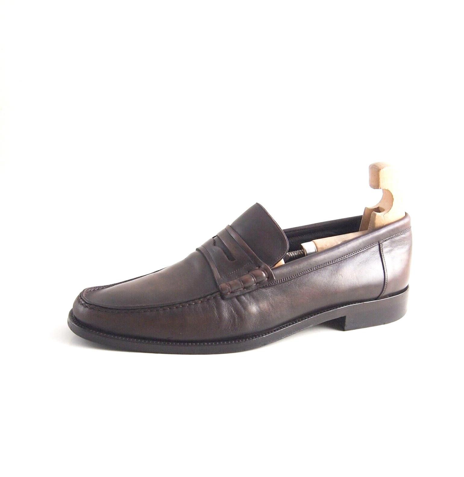Bally Bally Cabras Penny Loafers Brown Leather EU 42.5 US 9.5 Size US 9.5 / EU 42-43 - 1 Thumbnail