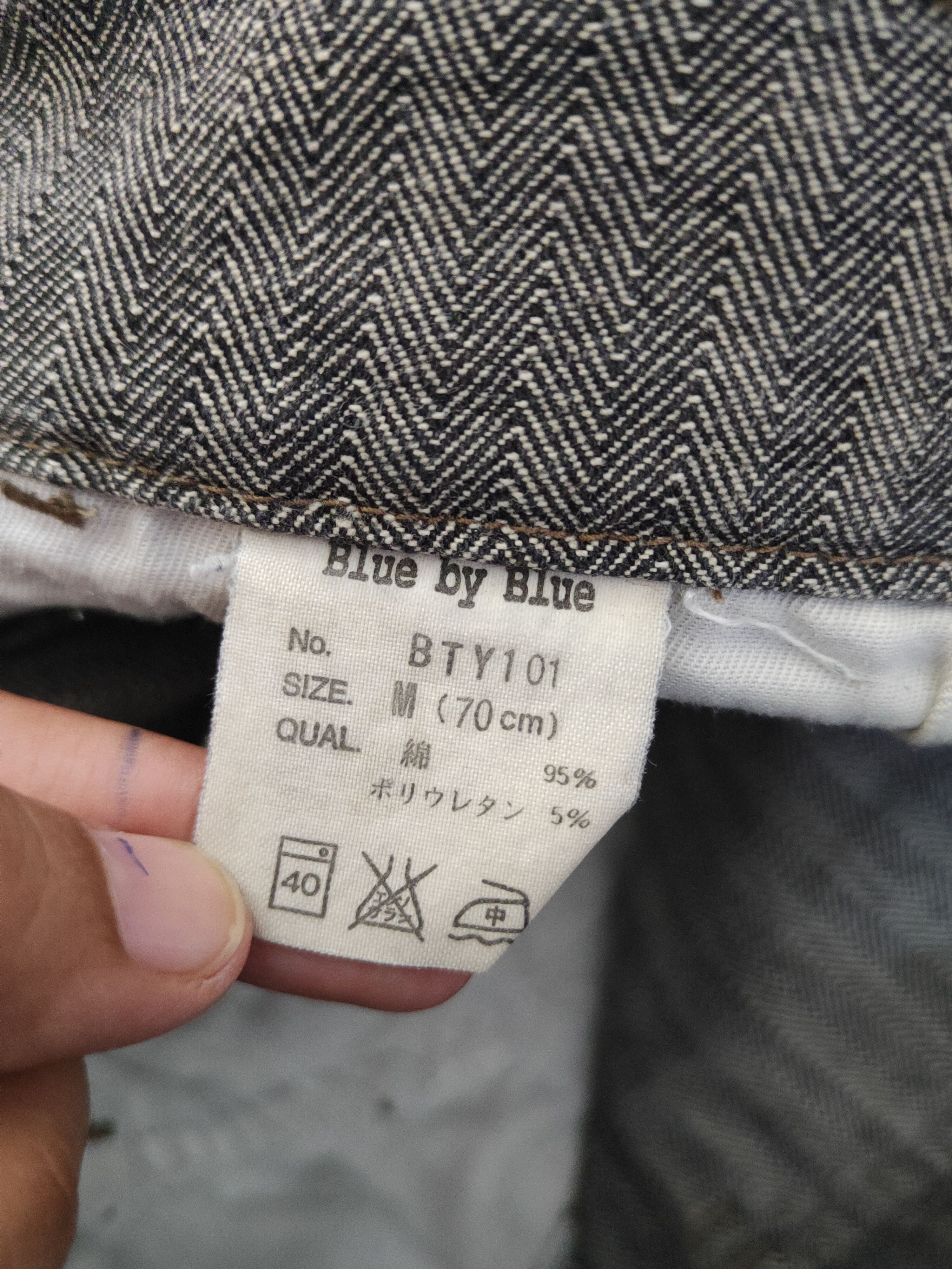 Blue Blue Japan DL Blue by Blue Black White Multipocket Cargo Pants #W1883 Size US 29 - 13 Thumbnail