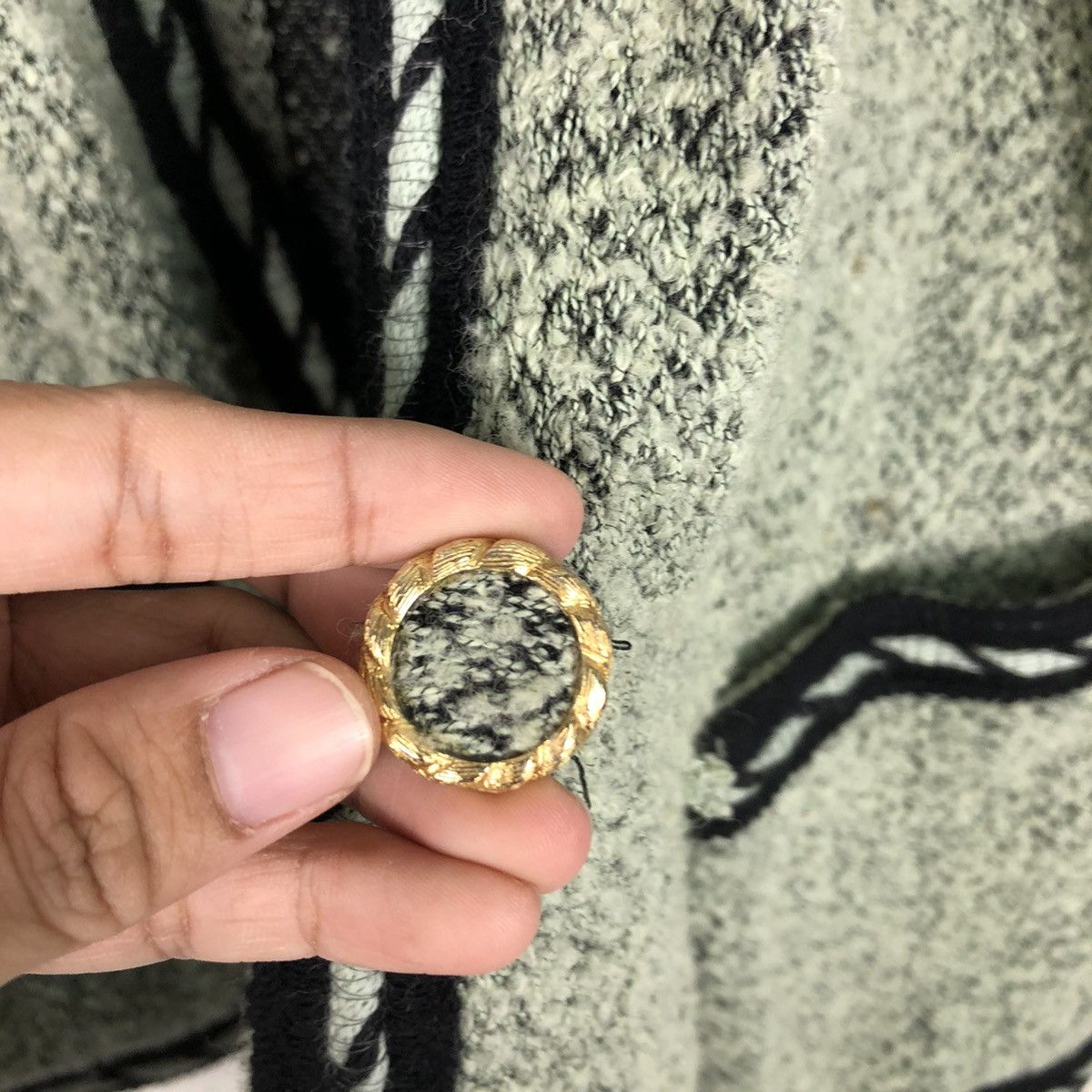 Designer × Vintage 📌Vintage Wool Tweed Jacket Domina Made in Italy Size US M / EU 48-50 / 2 - 16 Thumbnail