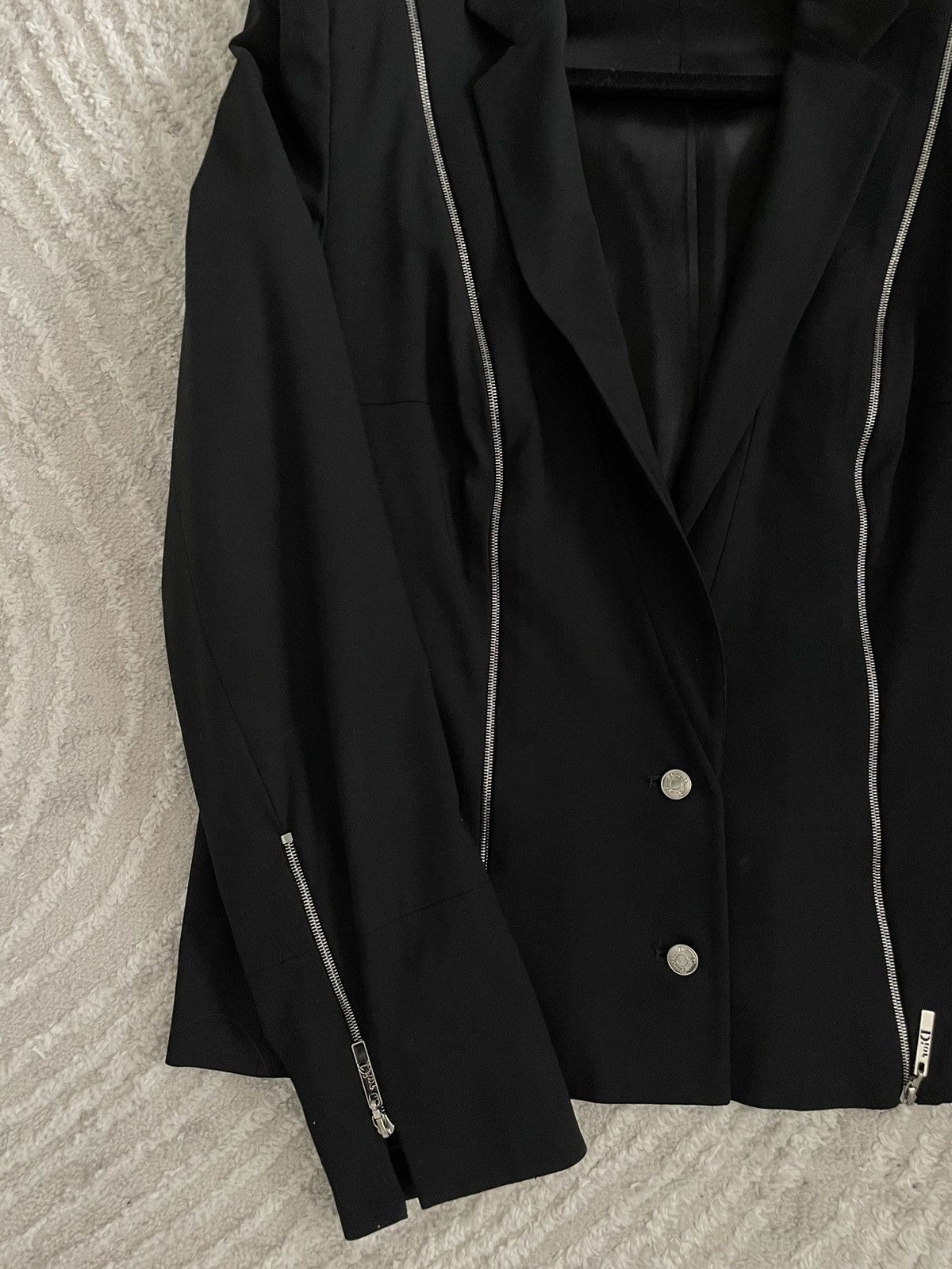 Dior Vintage 2004 S/S Christian Dior John Galliano Zip Jacket Size M / US 6-8 / IT 42-44 - 4 Thumbnail