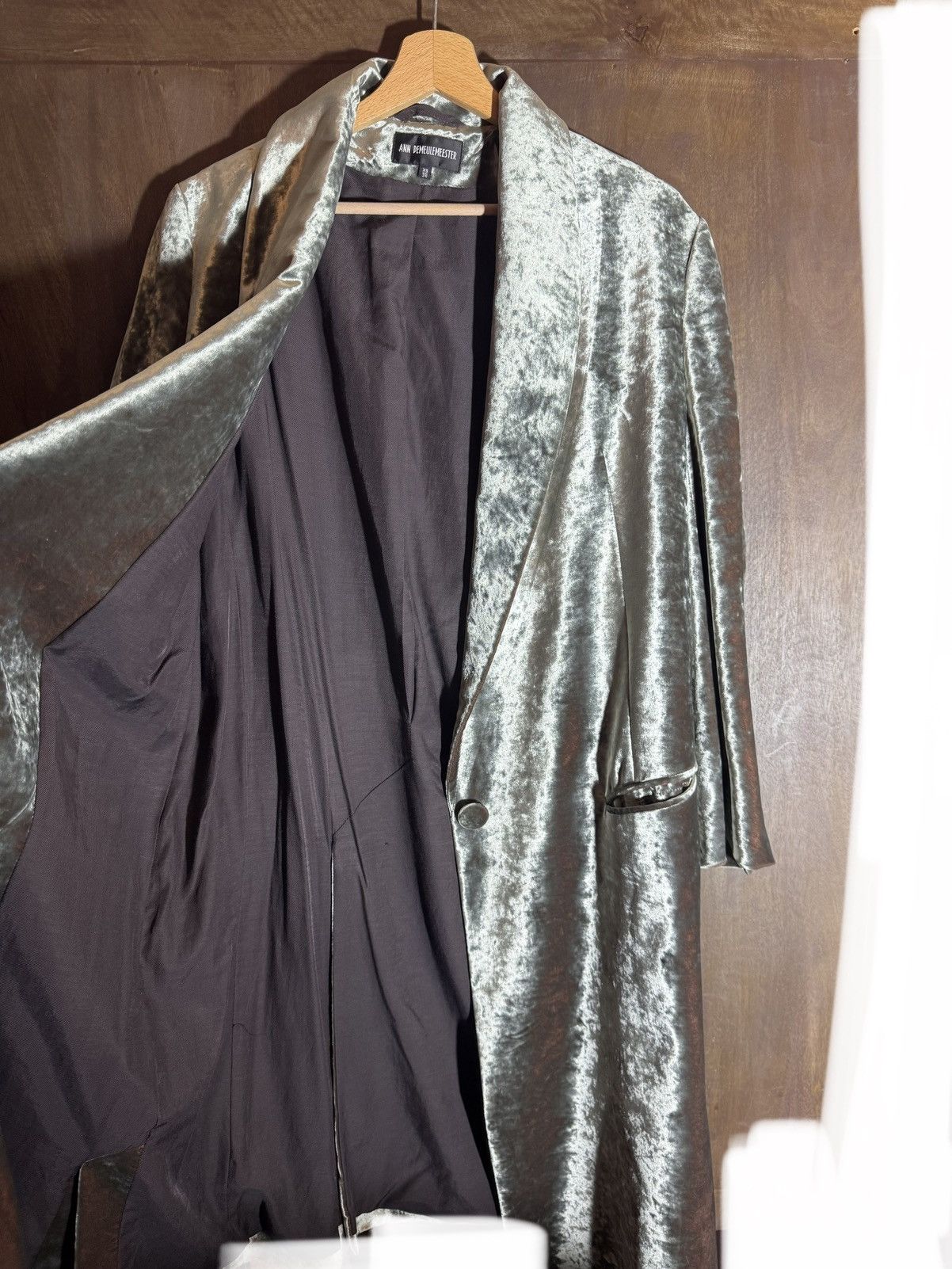 Ann Demeulemeester ann demeulemeester silver coat fw20 runway unisex XS 36 Size US XS / EU 42 / 0 - 9 Thumbnail