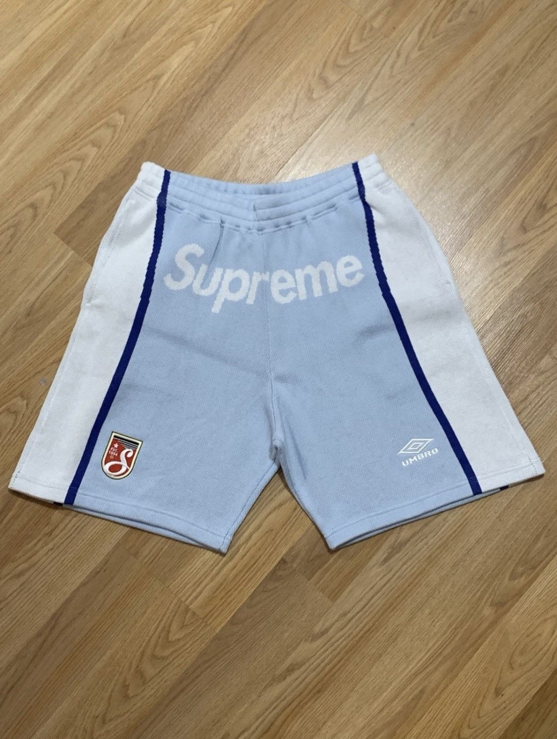 ウェア PALACE UMBRO HOME SHORT WHITE S PALACE Palace x Umbro Home Short 'White' | goat | REVERSIBLE