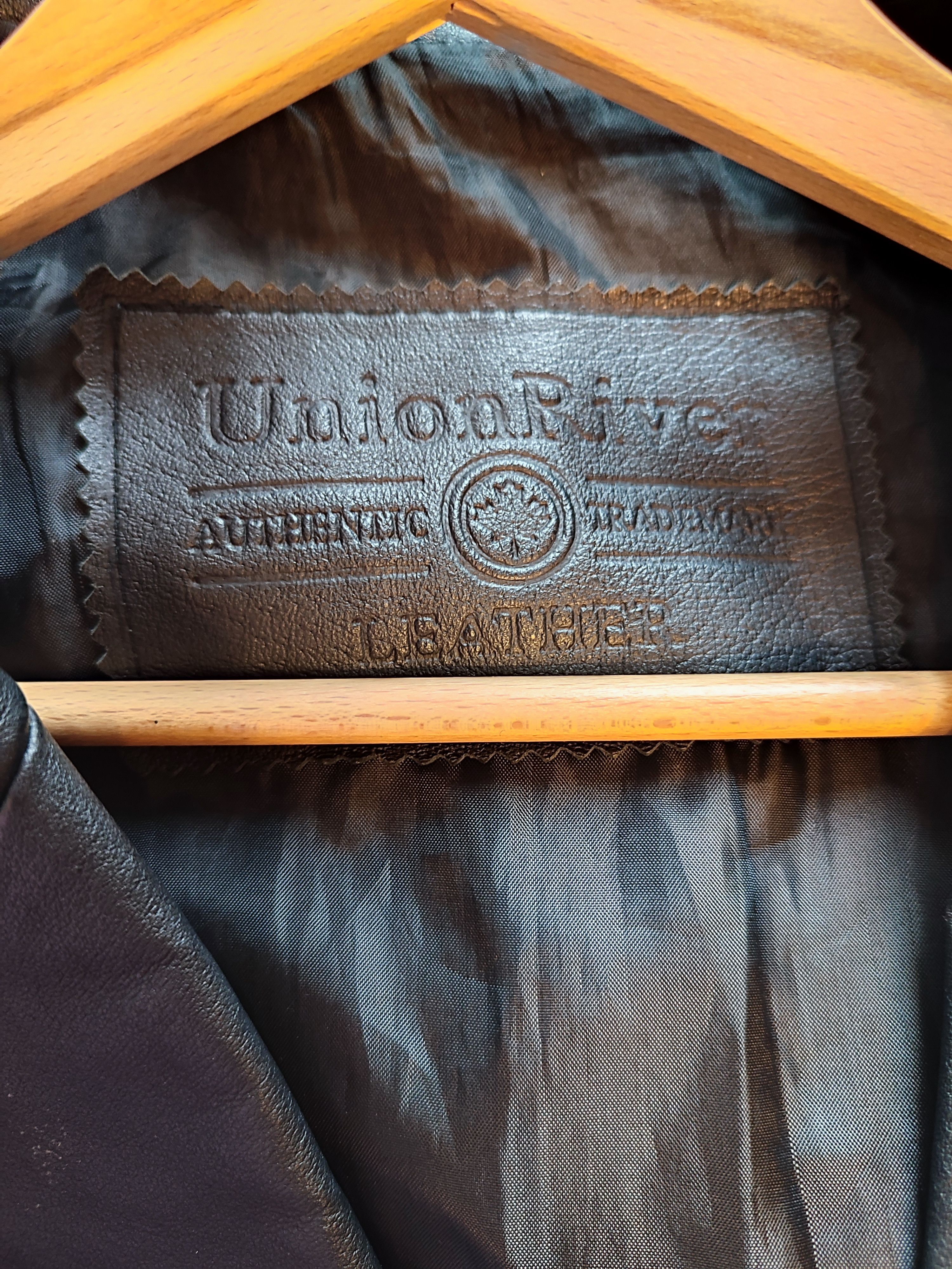 Other Union River men's leather jacket, 1980s, vintage XL Size US XL / EU 56 / 4 - 4 Thumbnail