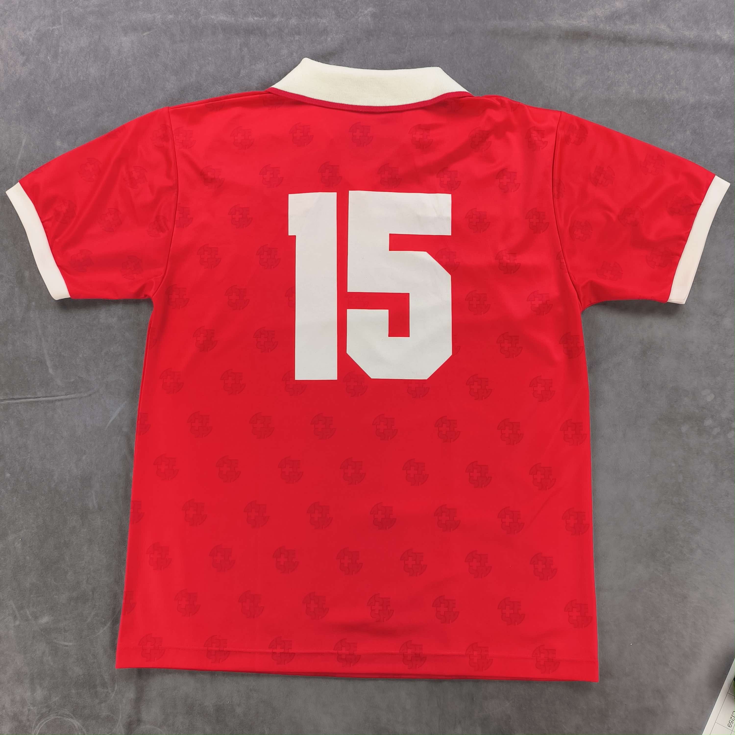 Lotto Sport Switzerland 1994-96 Lotto home #15 football jersey size XL Size US XL / EU 56 / 4 - 2 Thumbnail