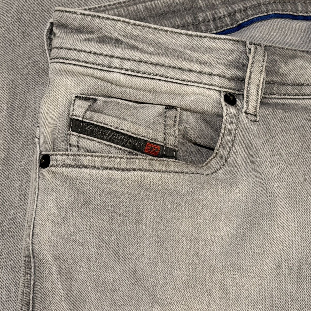 Diesel Diesel Thommer Slim-Skinny Jeans - Light Grey Wash Size US 32 / EU 48 - 11 Thumbnail