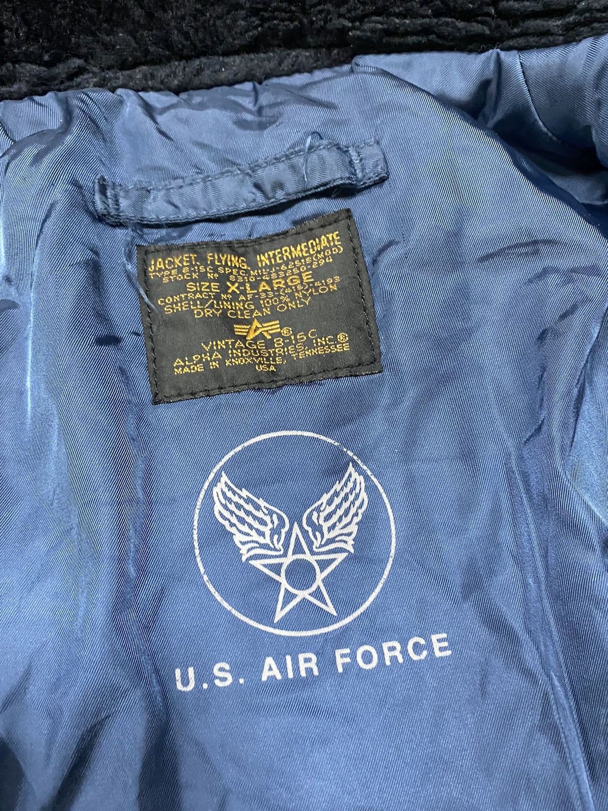 Alpha Industries Alpha Industries vintage flyers man bomber MA-1 zip Size US XL / EU 56 / 4 - 7 Thumbnail