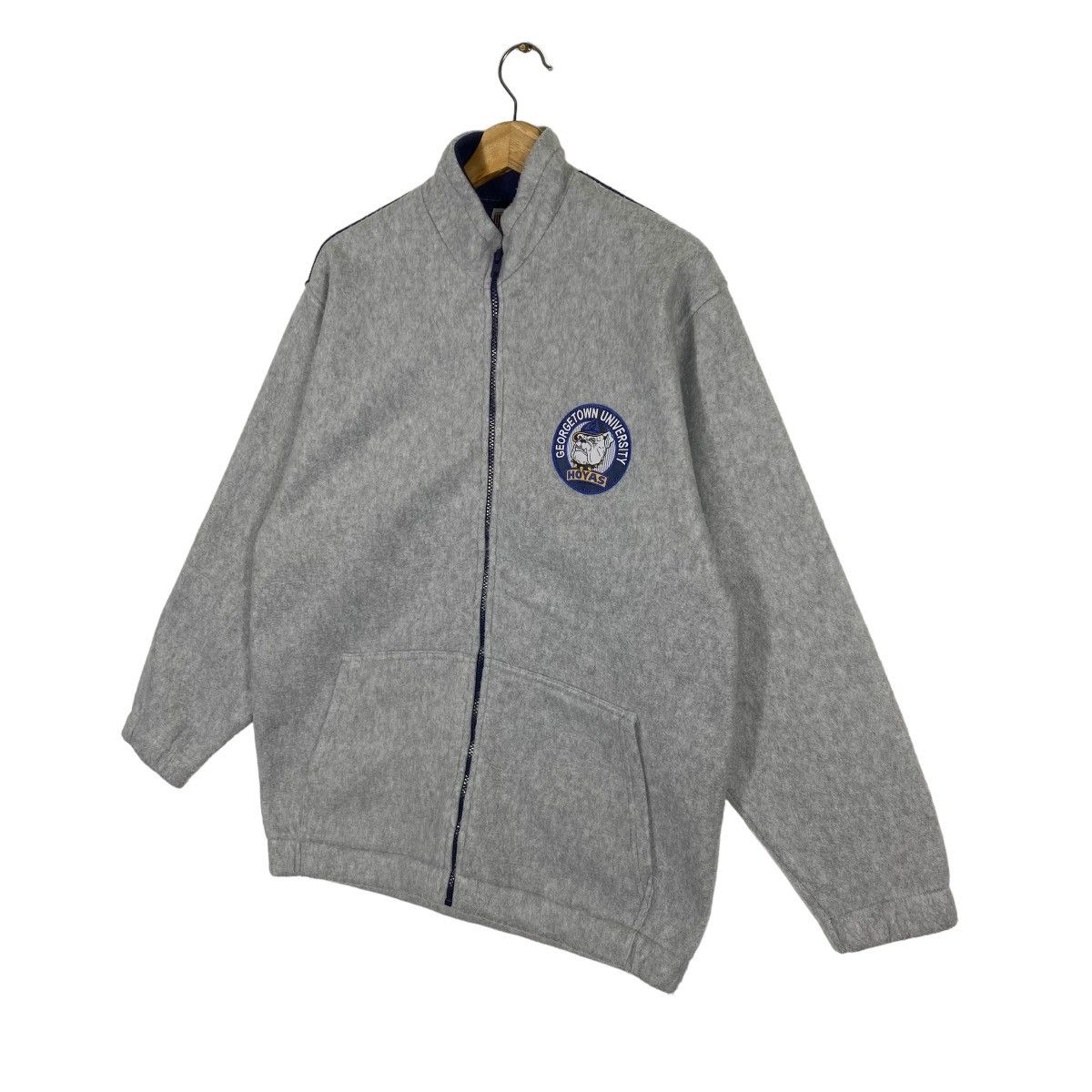 Vintage Vintage Georgetown University Hoyas Fleece Zipper Jacket Size US M / EU 48-50 / 2 - 4 Thumbnail