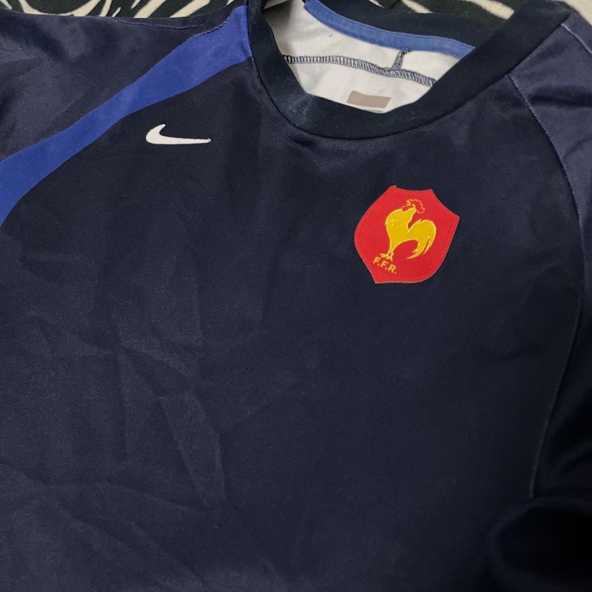 Nike Vintage 2007/08 Nike France National Team Rugby Union Jersey Size US S / EU 44-46 / 1 - 4 Thumbnail