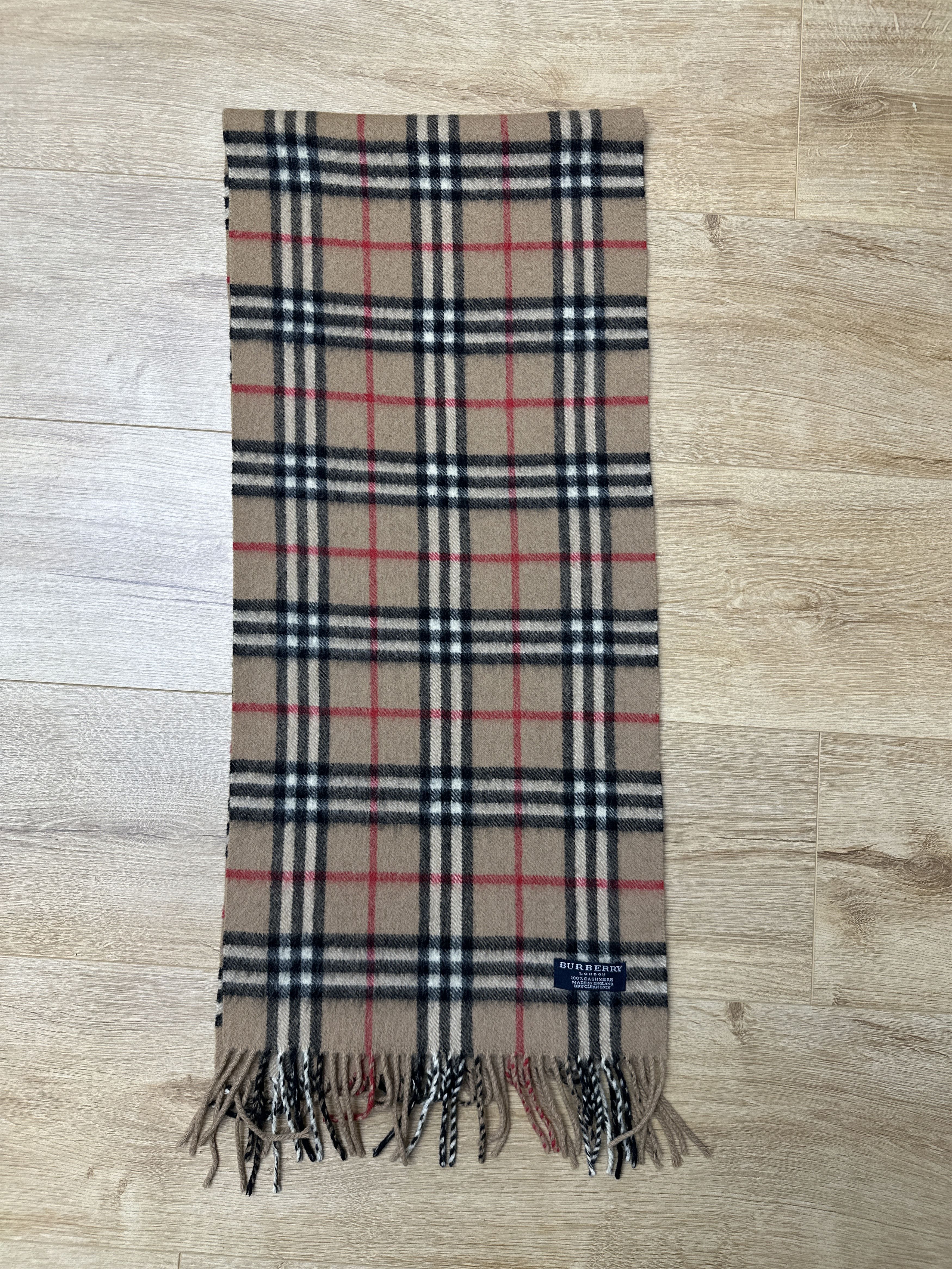 Burberry Burberry London Classic Check 100% Cashmere Scarf 150x30 Cm Size ONE SIZE - 7 Thumbnail