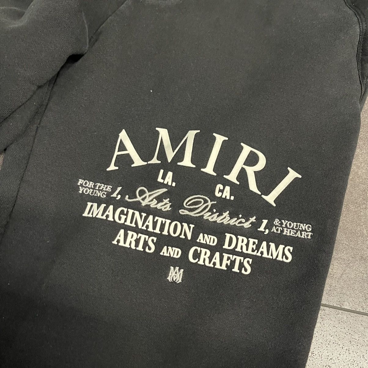 Amiri Amiri Arts District Graphic Jogger Sweatpants Black Size US 30 / EU 46 - 4 Thumbnail