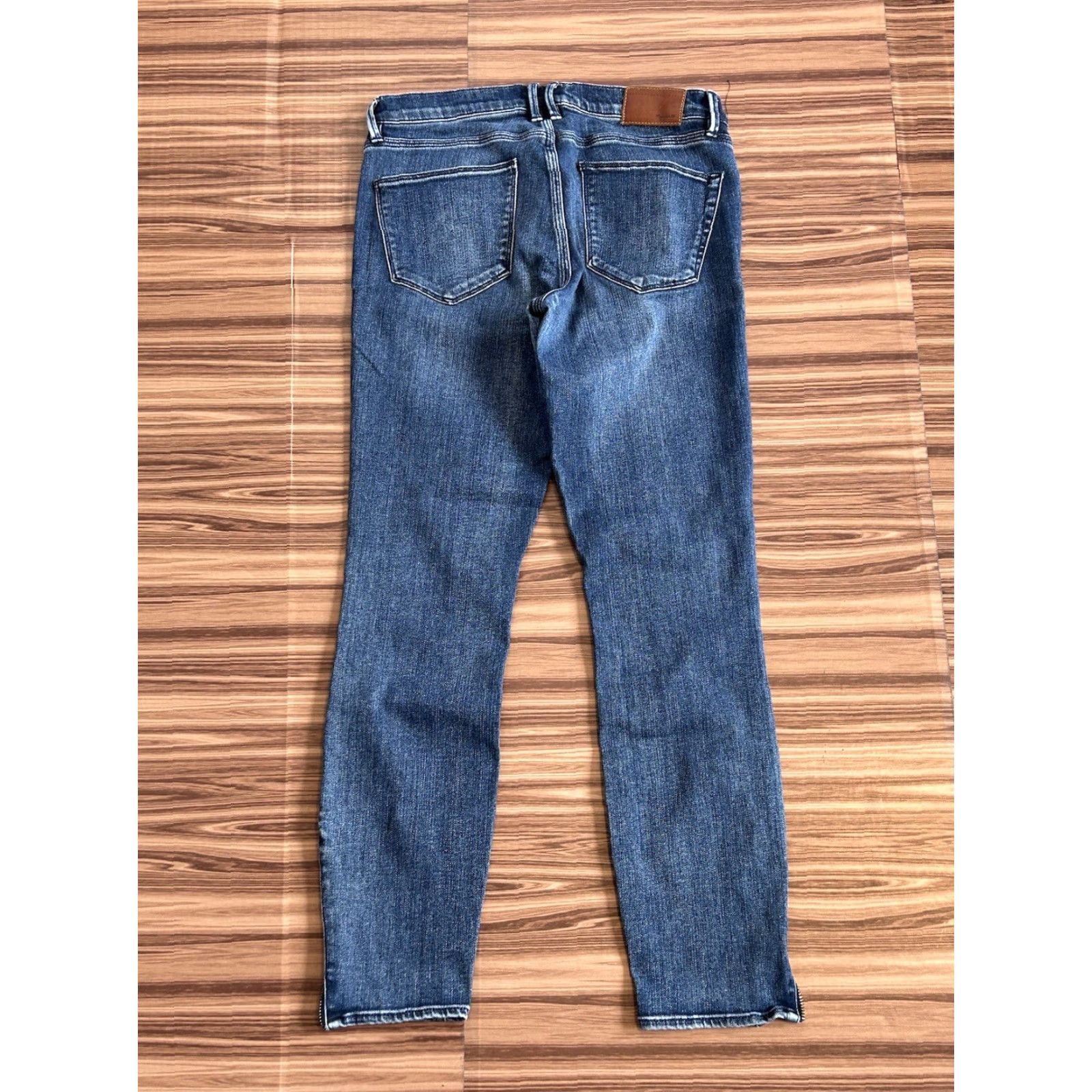 Madewell Madewell Skinny Skinny Ankle Jeans Denim Zippers Stretch Mid Rise sz 28 Size 28" / US 6 / IT 42 - 2 Thumbnail