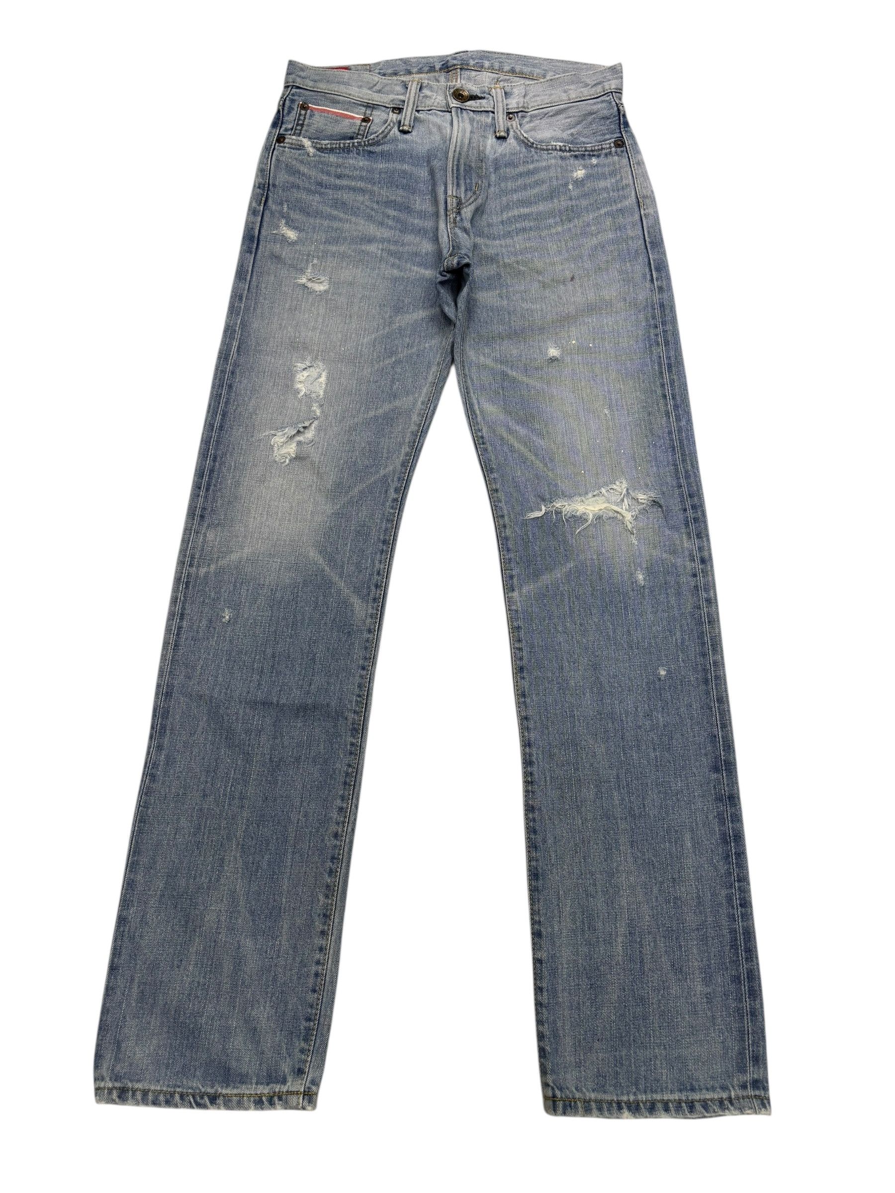 Acne Studios 🔥EDWIN 505zx SELVEDGE DENIM BUCKLE BACK BLUE WASH JEANS Size US 30 / EU 46 - 3 Thumbnail