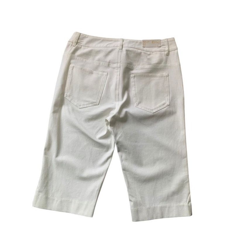 Other JENNY Women's Sz XS Capri Jeans White Tummy Control Mid-Rise Size 28" / US 6 / IT 42 - 4 Thumbnail