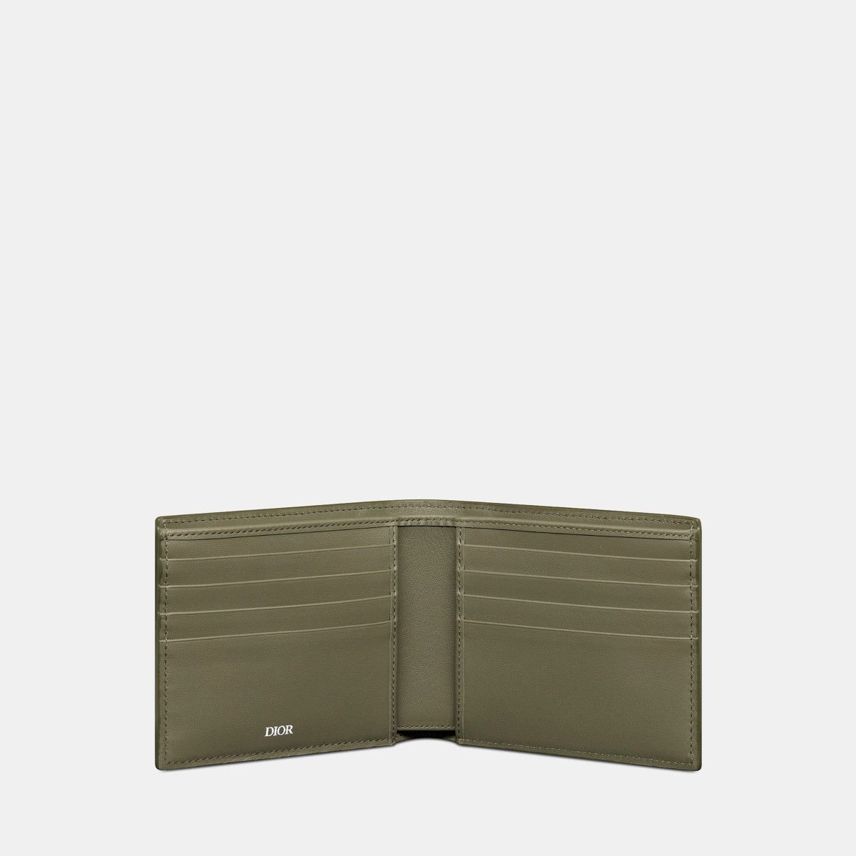 Dior o1bcso1str0126 Size:OS/ Bifold Wallet in Khaki Green Size ONE SIZE - 3 Thumbnail