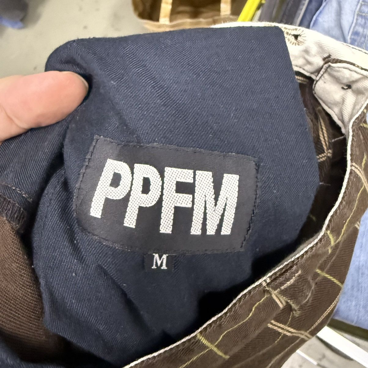 PPFM PPFM Bondage Cargo Plaid Tartan Pants Size US 29 - 10 Thumbnail
