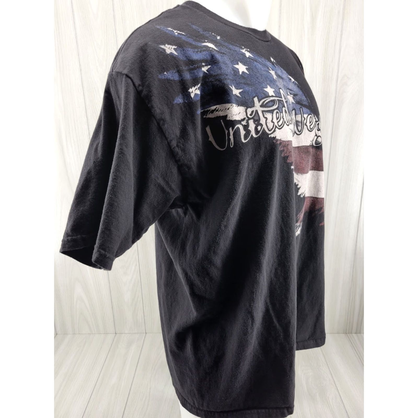 Vintage 5.11 Tactical United We Stand USA Flag Black Short Sleeve T-Shirt Men’s XL Size US XL / EU 56 / 4 - 3 Thumbnail