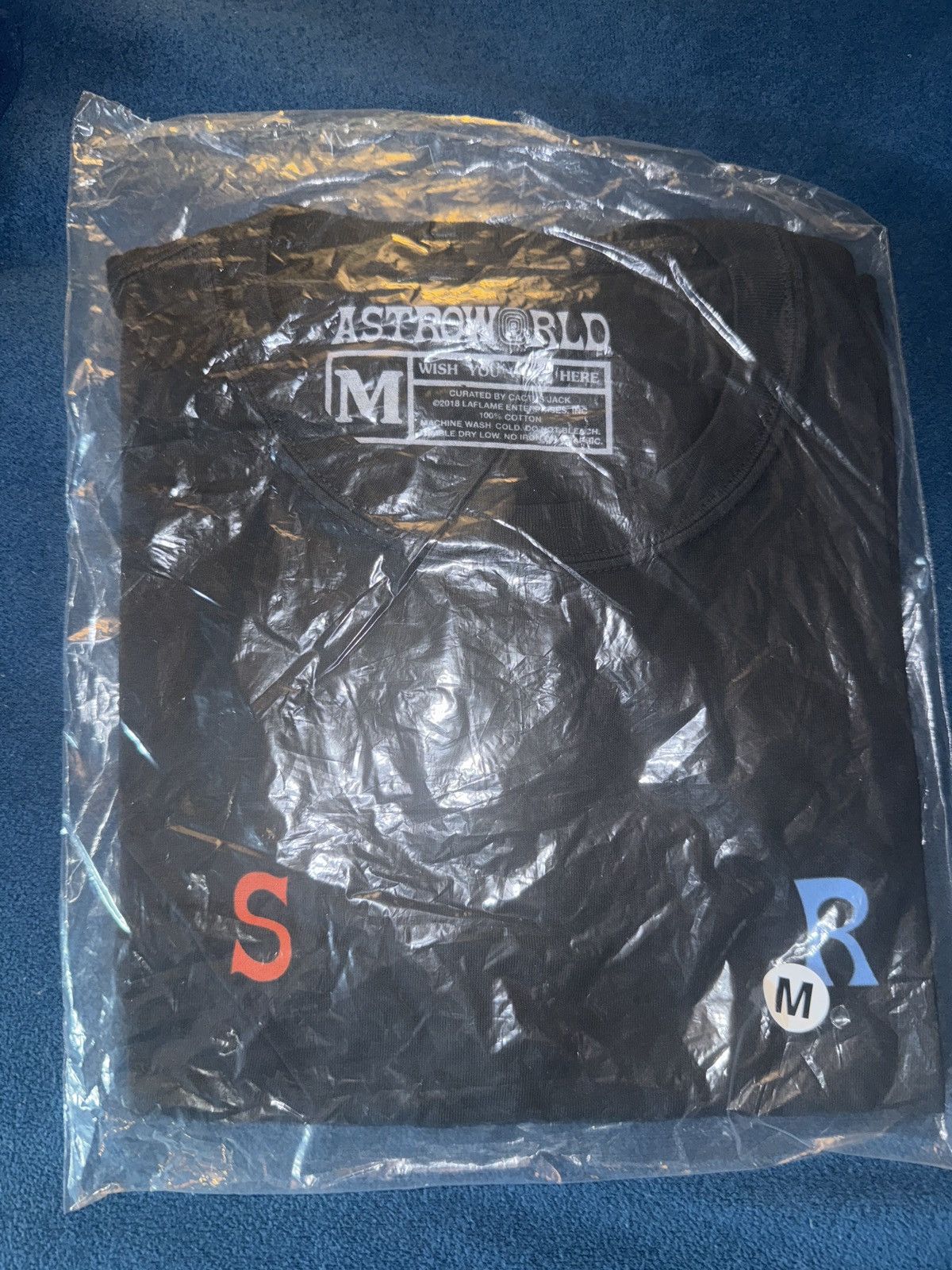 Travis Scott *DEADSTOCK* Travis Scott Astroworld Scattered T *NEVER WORN* Size US M / EU 48-50 / 2 - 3 Thumbnail