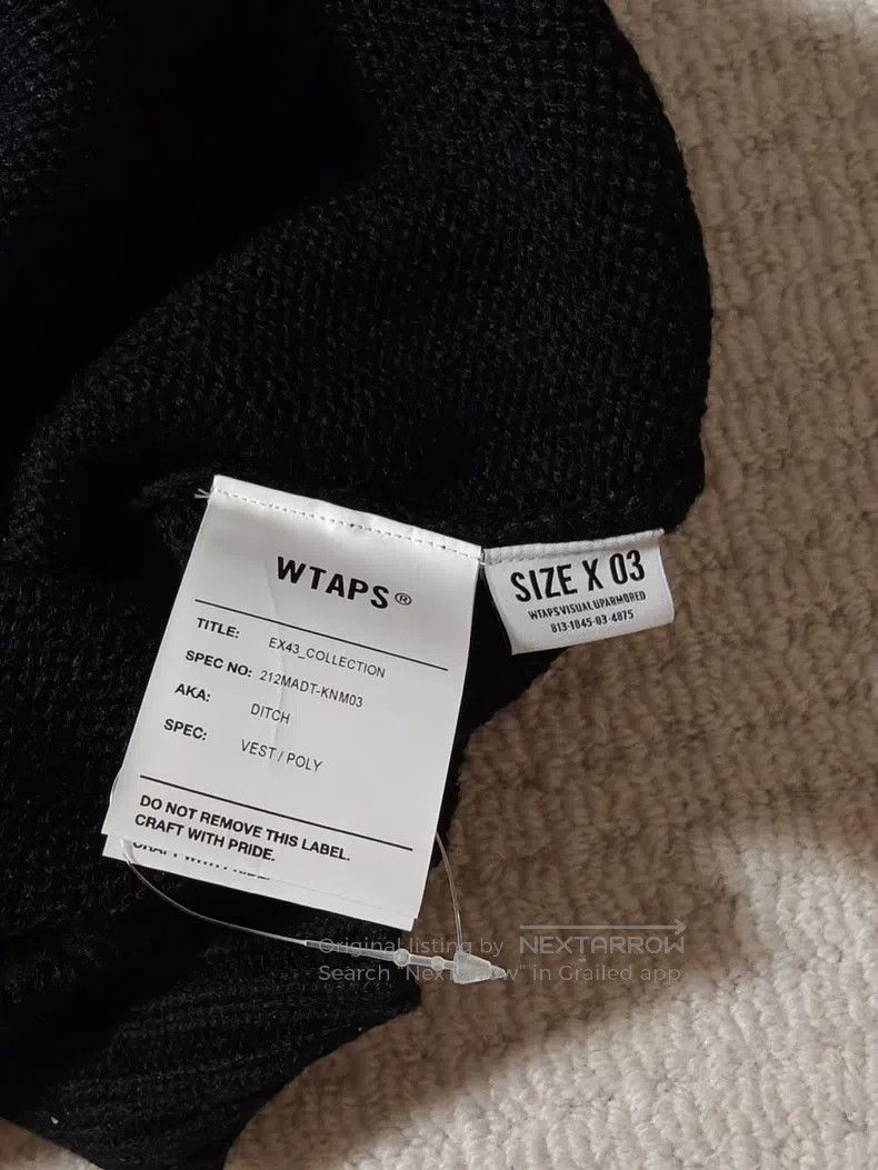 Wtaps Wtaps Knit Vest Embroidery Vest Size US L / EU 52-54 / 3 - 6 Thumbnail