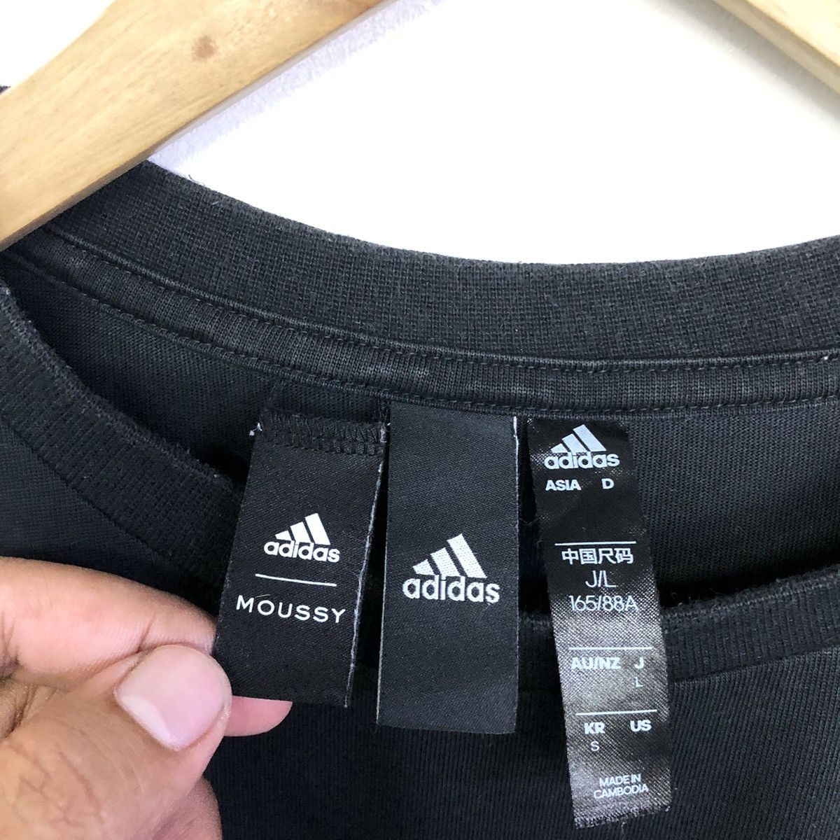 Adidas × MOUSSY Adidas X Moussy S/S 2017 Final Collection Baggy Tshirt Size US L / EU 52-54 / 3 - 7 Thumbnail