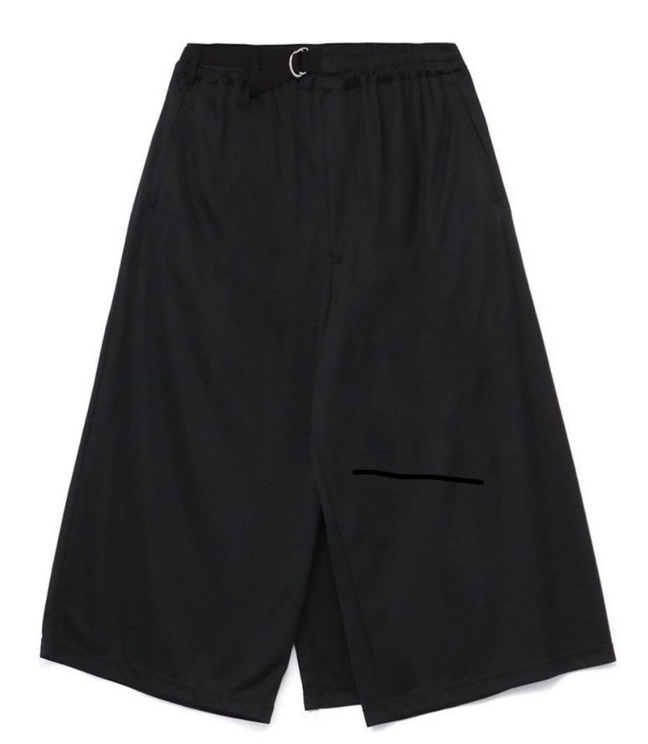 Yohji Yamamoto Yohji Yamamoto - S’YTE Thin Smooth Jersey Back Wrap Culottes Size US 31 - 13 Thumbnail