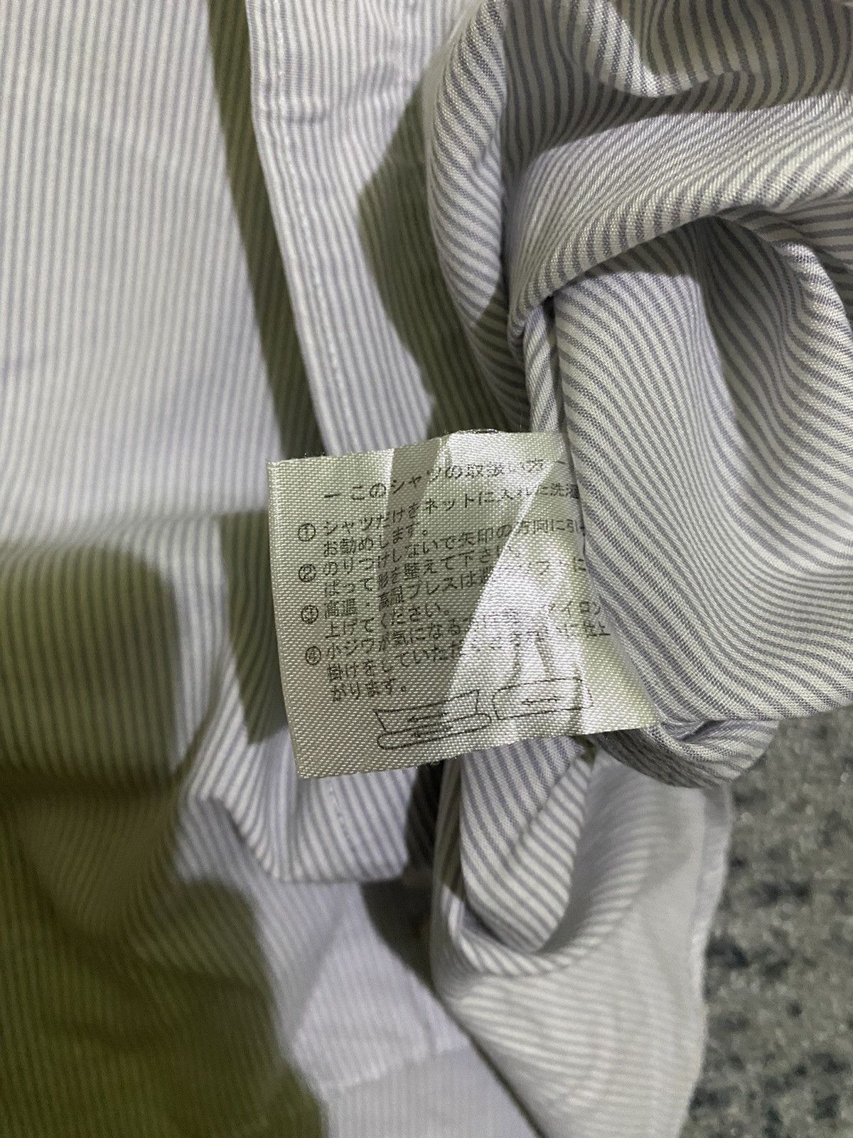 Japanese Brand × Y's for Men × Yohji Yamamoto Yohji Yamamoto Sacsny Y’saccs stripe shirt Size US S / EU 44-46 / 1 - 6 Thumbnail