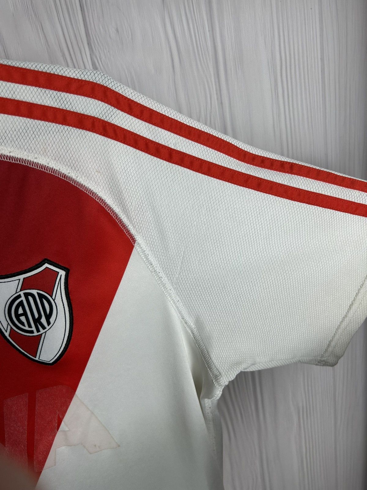 Adidas Adidas River Plate Soccer Jersey 2016-17 Home Shirt Size M Size US M / EU 48-50 / 2 - 9 Thumbnail