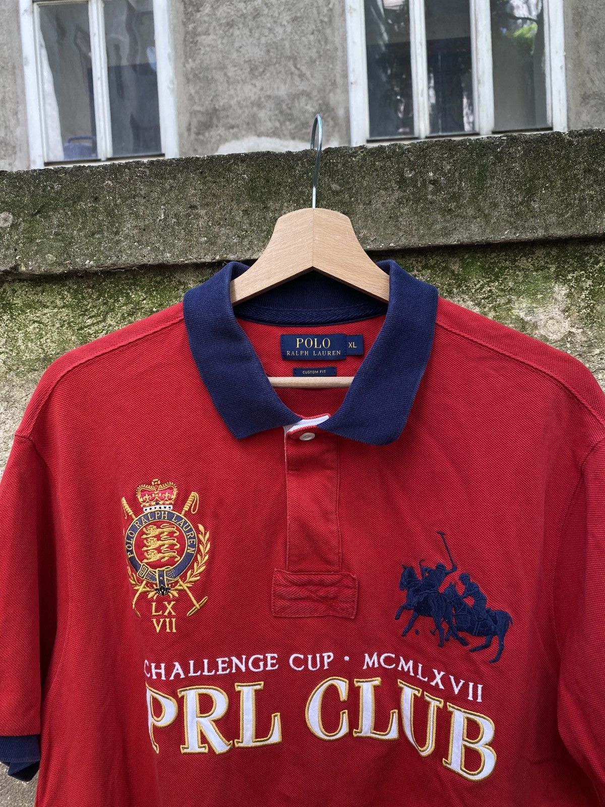 Polo Ralph Lauren × Vintage Polo Ralph Lauren PRL Embroidered Logo Chief Keef Polo Size US XL / EU 56 / 4 - 5 Thumbnail