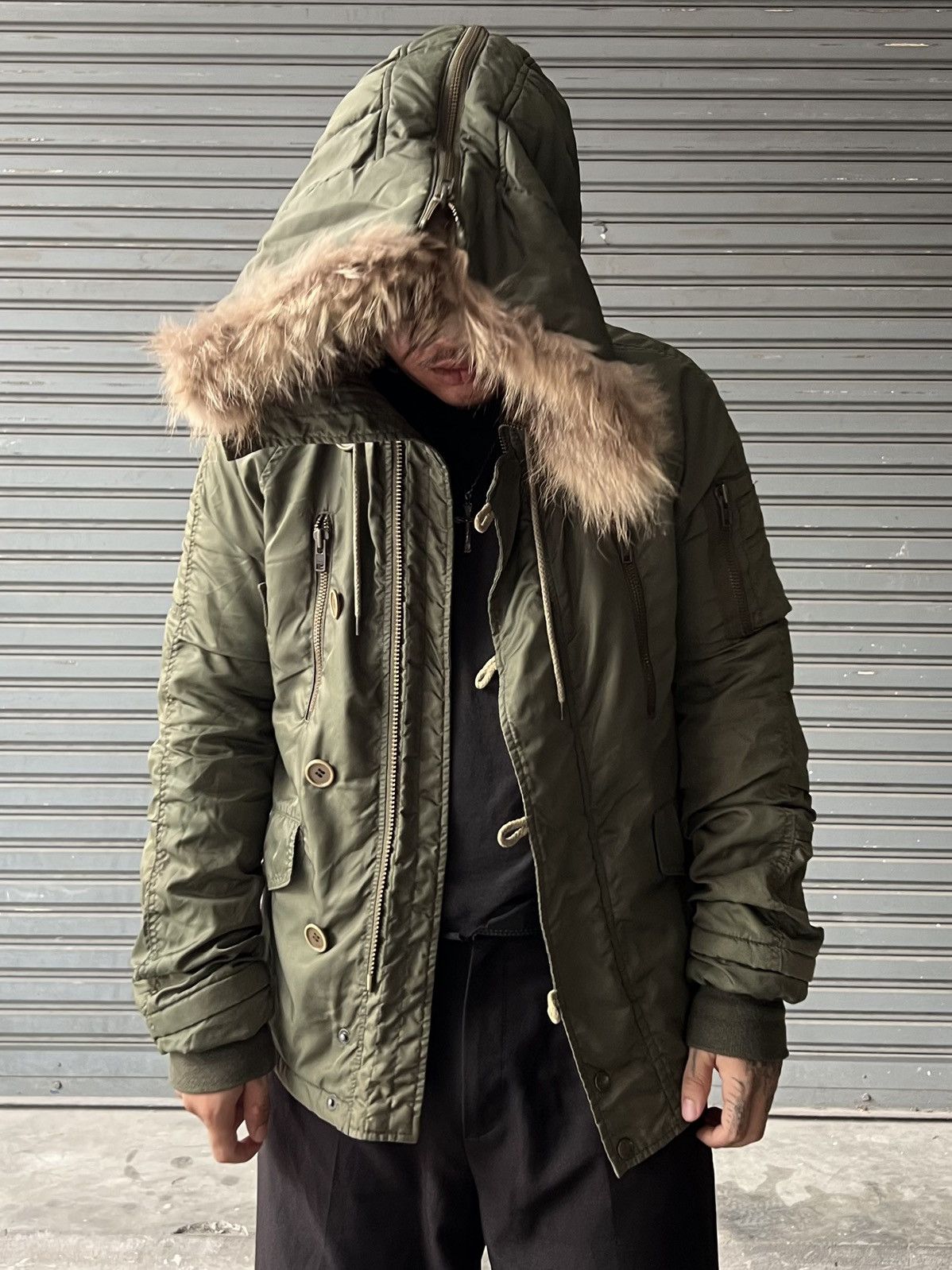 GOA 2000s GOA - Apocalypse Style Fur Hoodie Bomber Jacket Size US S / EU 44-46 / 1 - 14 Thumbnail