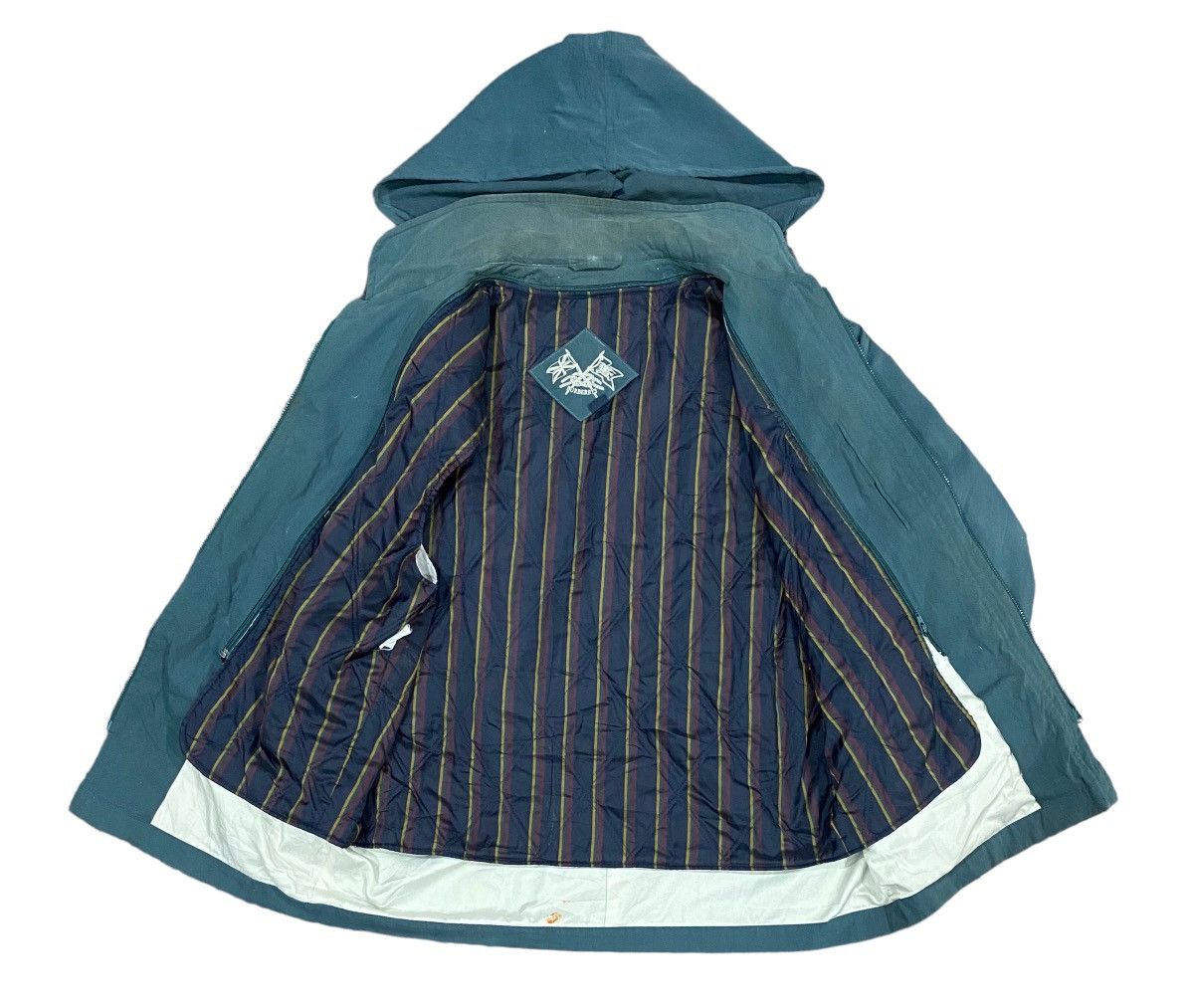 Burberry Vintage Burberry Double Coat Zipper Hoodie (L) Size US L / EU 52-54 / 3 - 10 Thumbnail