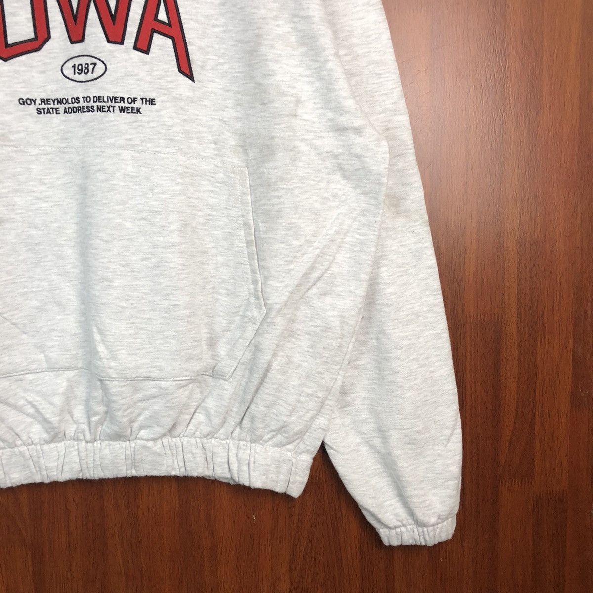 Japanese Brand × Vintage Iowa vintage Eighteen Millimeter Grey Sweathshirt #7532 Size US XL / EU 56 / 4 - 5 Thumbnail