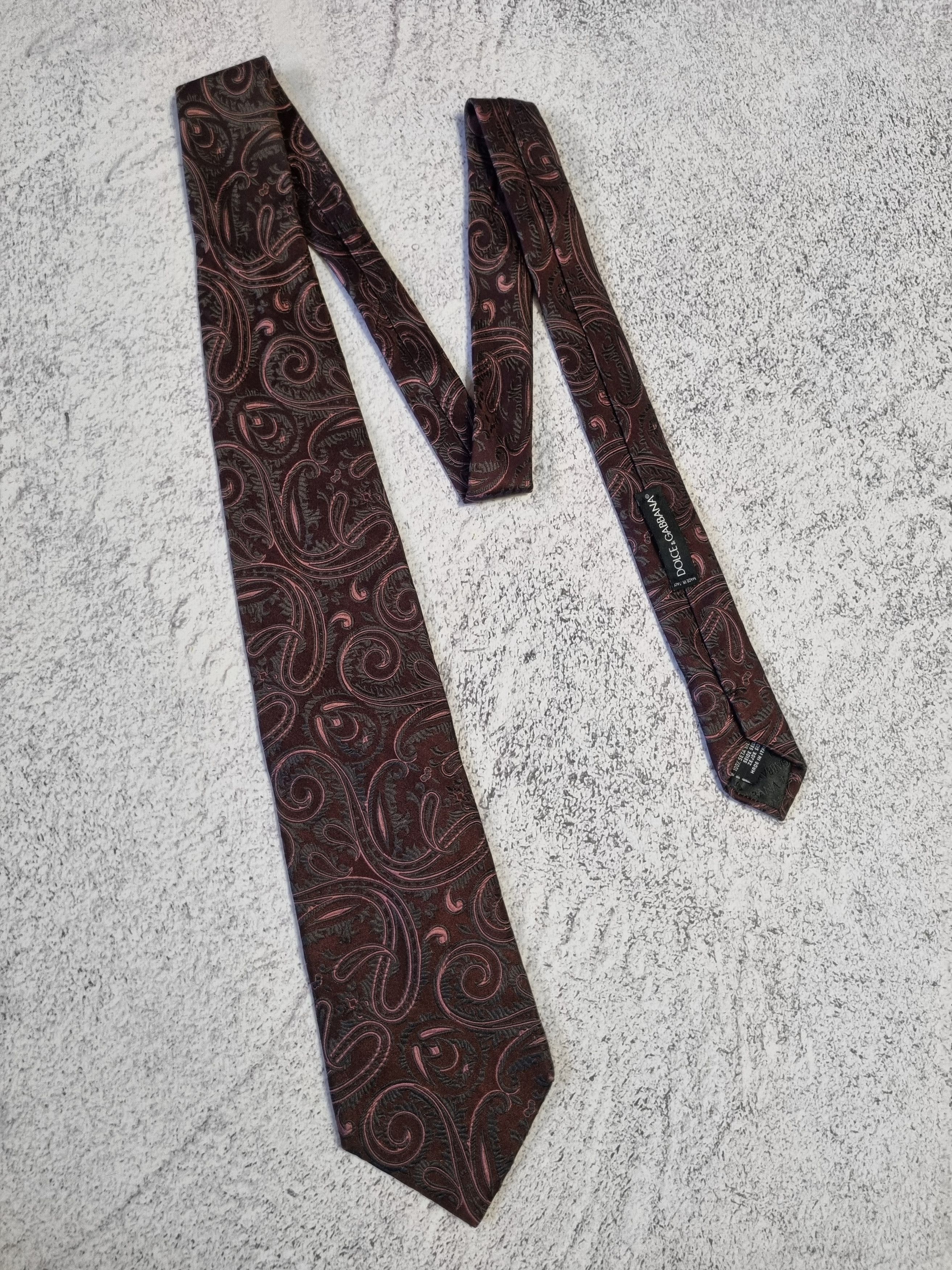 Dolce & Gabbana Amazing Dolce & Gabbana Abstract Silk Tie Size ONE SIZE - 2 Thumbnail