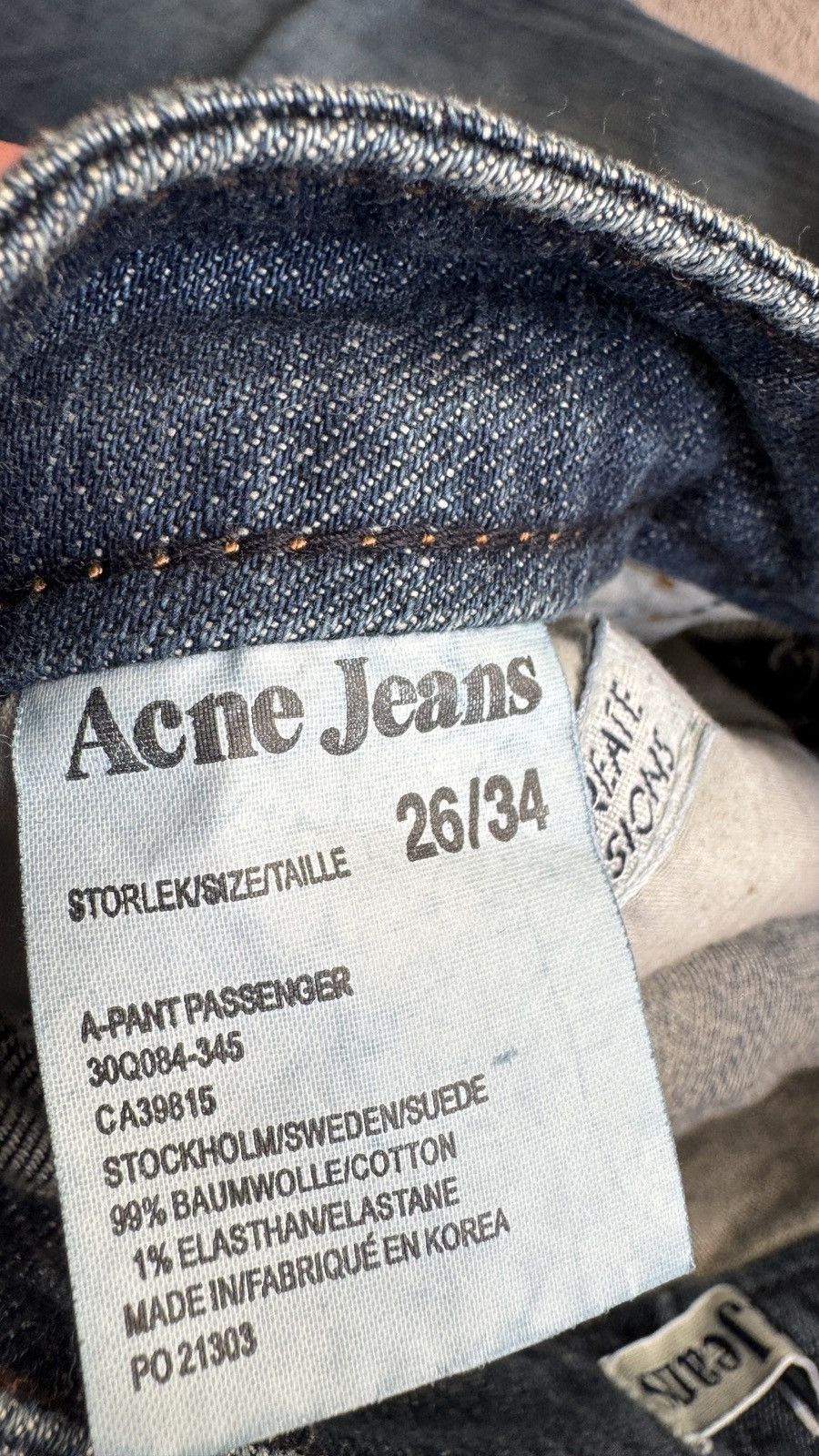 Acne Studios Acne Studio Y2K Straight Faded Mudwash Jean Helmut Lang vibe Size 26" / US 2 / IT 38 - 5 Thumbnail