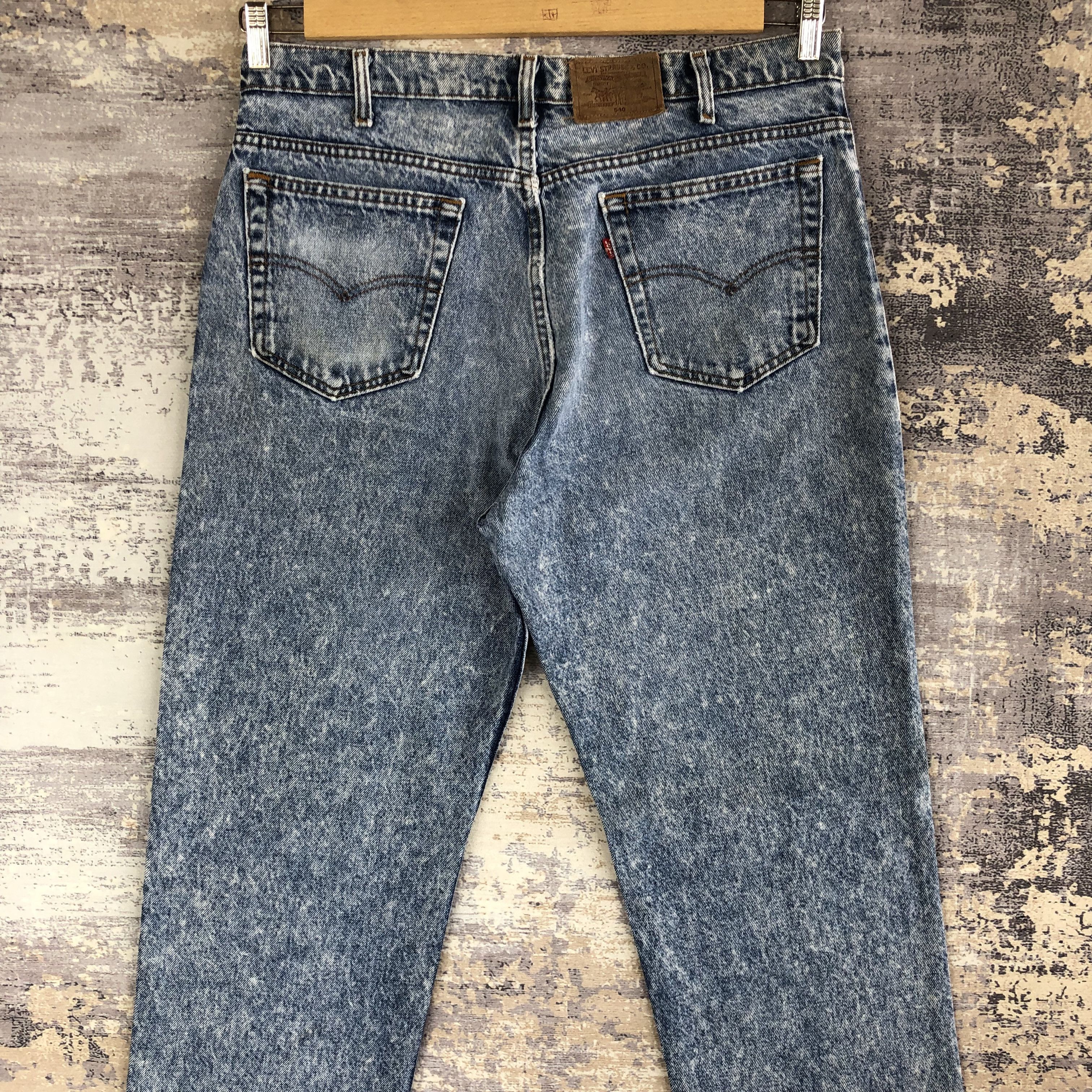 Levi's Vintage 90s Levis 540 Acid Wash Jeans Levi' Faded Denim Size US 36 / EU 52 - 4 Thumbnail