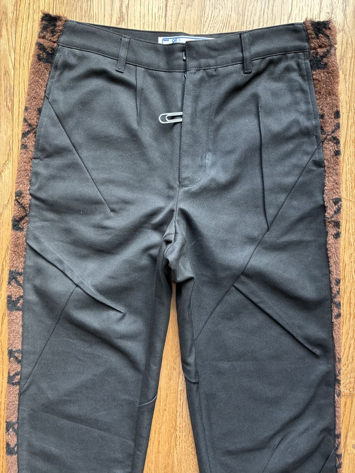 Off-White Off-White Straight Logo Chino Pants Size US 32 / EU 48 - 6 Thumbnail