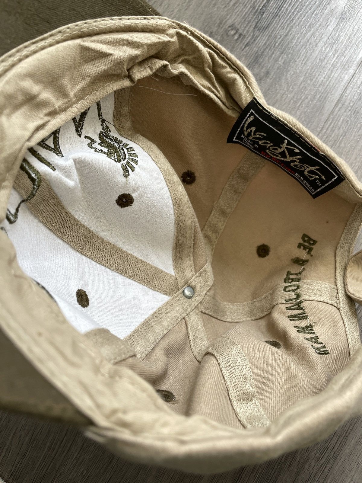 Vintage Vintage Trojan Man “Be A Trojan Man“ Strap-back Hat (Sz.OS) Size ONE SIZE - 5 Thumbnail