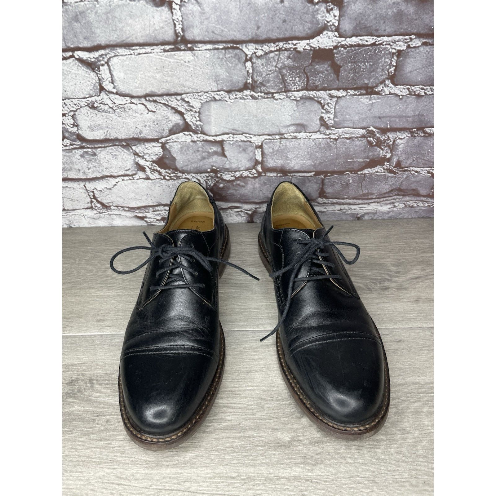 Johnston & Murphy J. Murphy by Johnston & Murphy Dress Shoes Mens 8.5 M Oxford Size US 8.5 / EU 41-42 - 3 Thumbnail