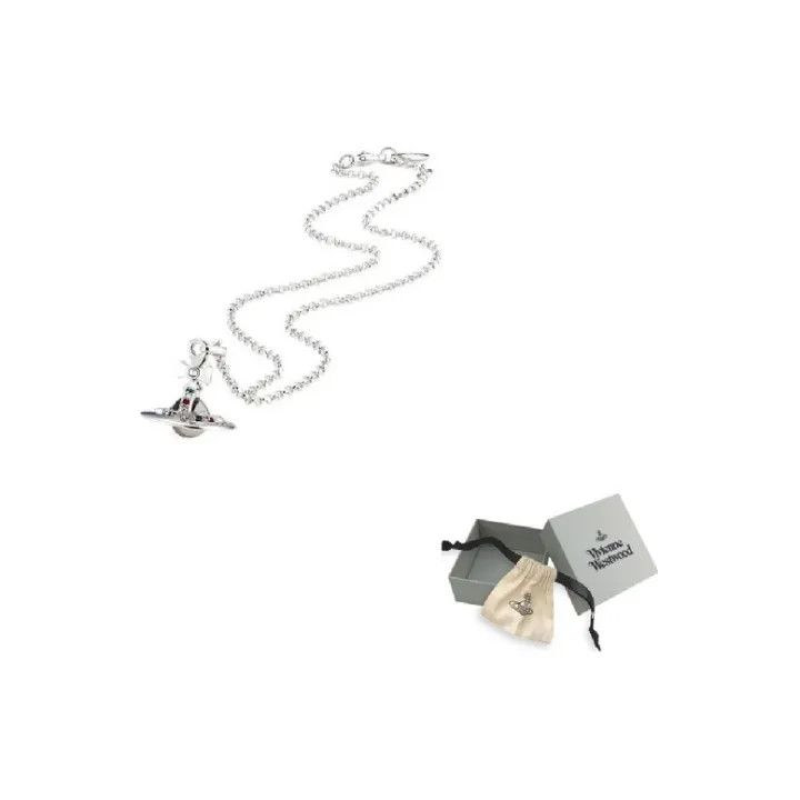 Vivienne Westwood Vivienne Westwood Tiny Orb Pendant Necklace 0079 Size ONE SIZE - 1 Thumbnail