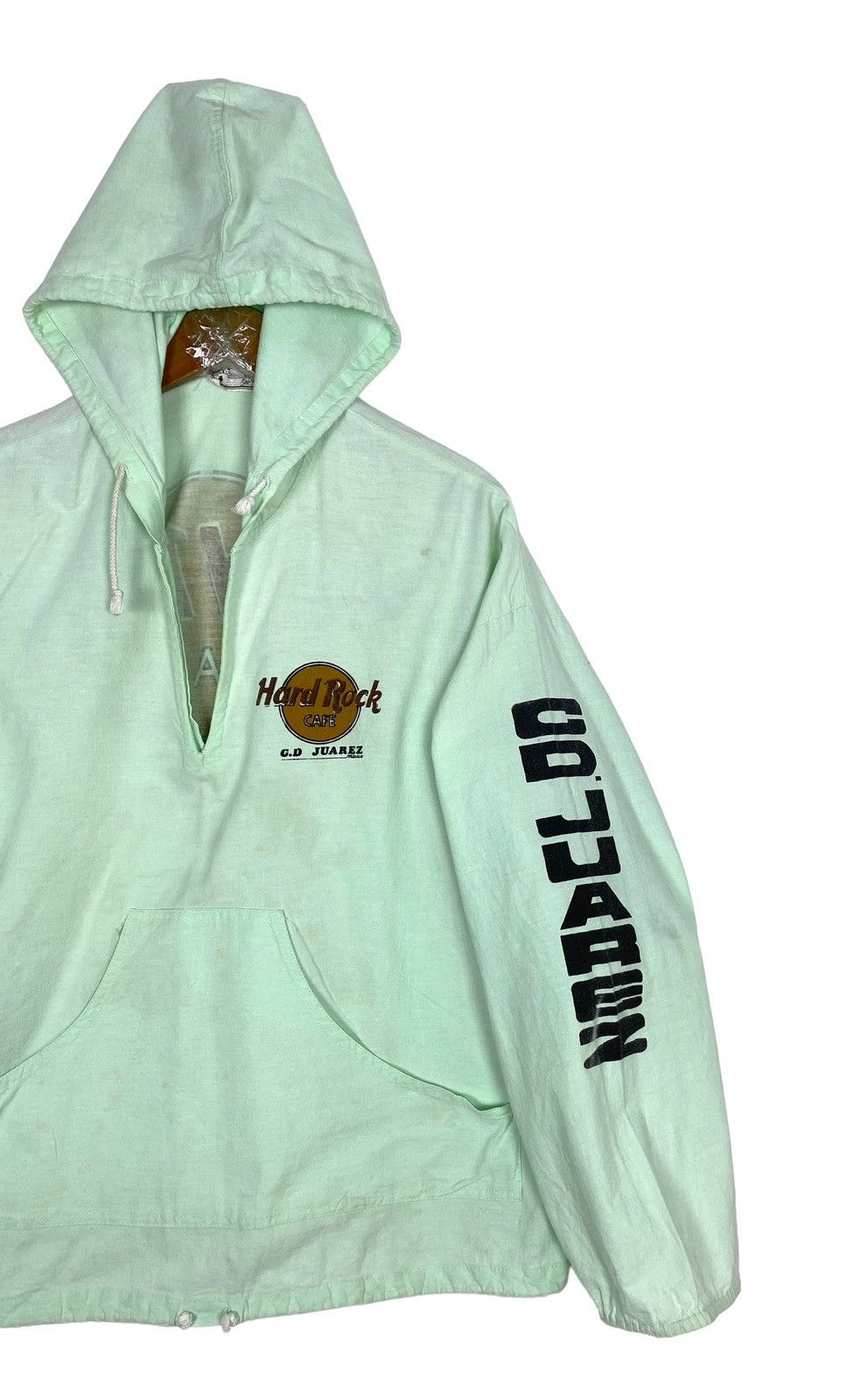 Hard Rock Cafe Rare ‼️ Vintage Hard Rock Cafe Cd Jueares Hoodie Big Logo Size US L / EU 52-54 / 3 - 4 Thumbnail
