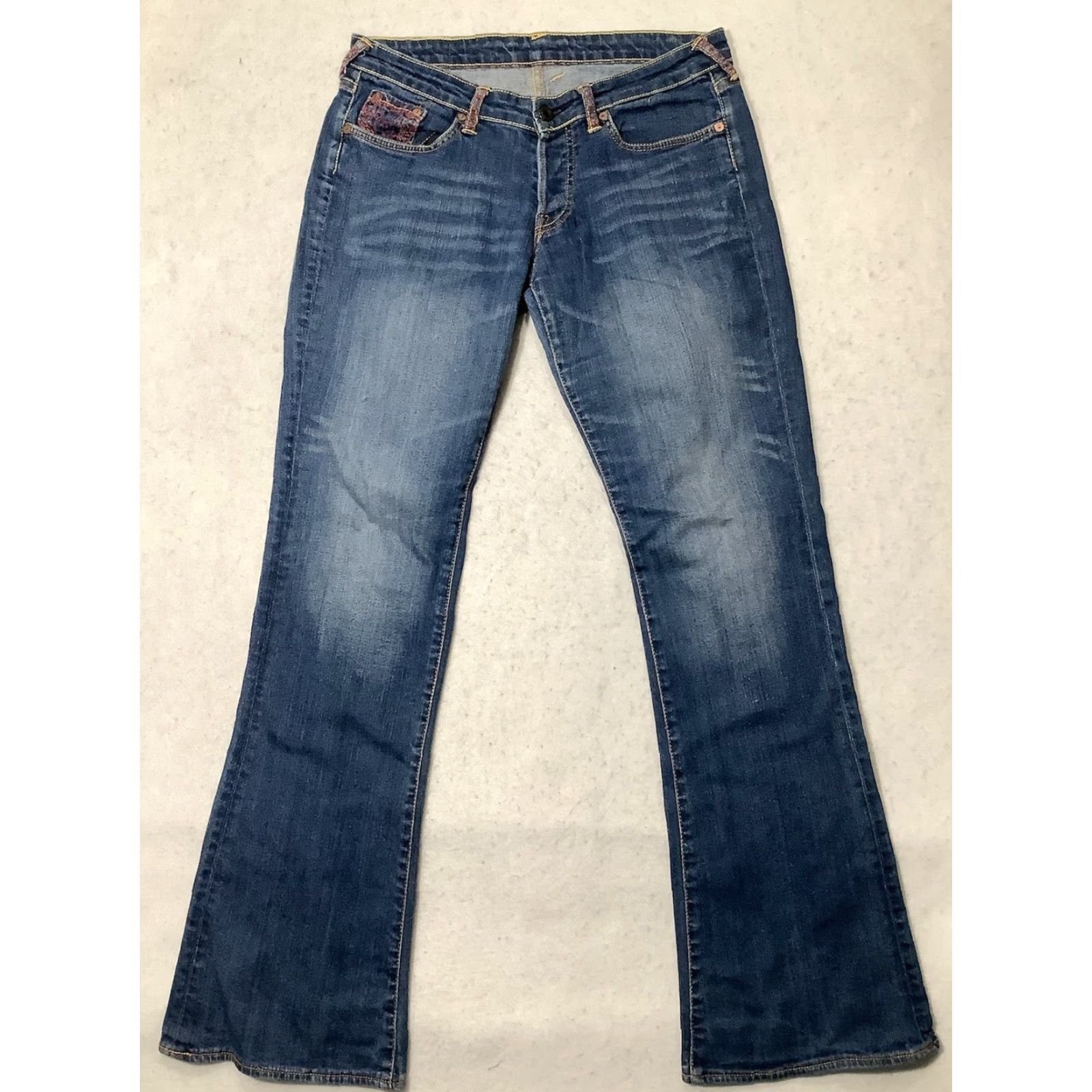 Vintage Martin Red Monkey RMC Martin Ksohoh Denim Jeans Womens Blue 28 Bootcut Jeans Size 28" / US 6 / IT 42 - 4 Thumbnail