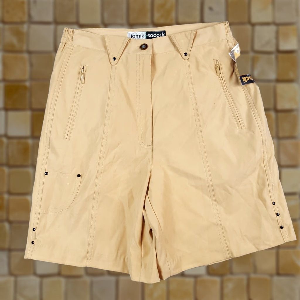 Vintage VINTAGE Jamie Sadock Chino Shorts Womens Size 8 Khaki Y2K Preppy Relaxed Fit Golf Shorts Size 30" / US 8 / IT 44 - 1 Thumbnail