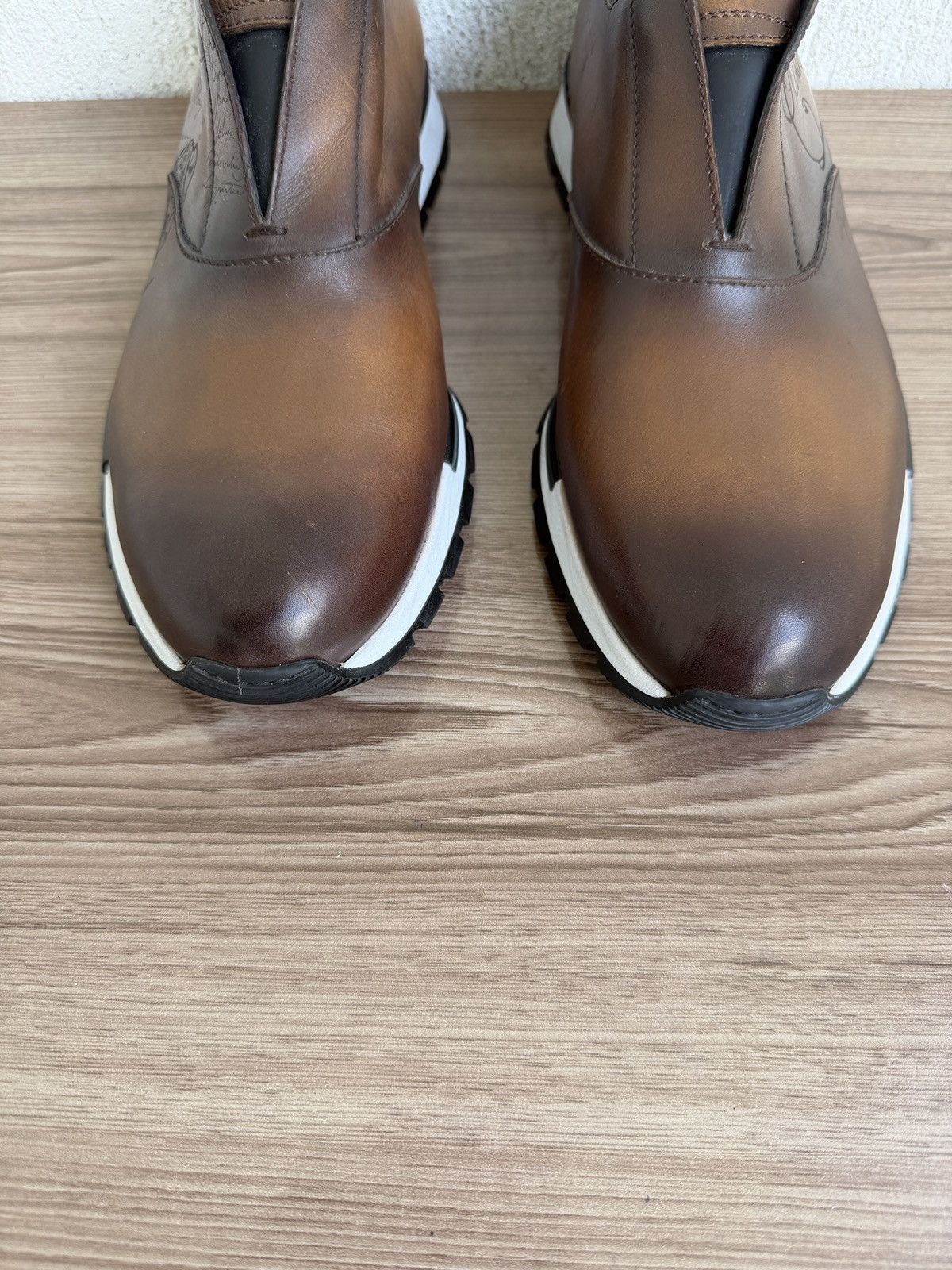 Berluti Fast track scritto slip on Size US 11 / EU 44 - 9 Thumbnail
