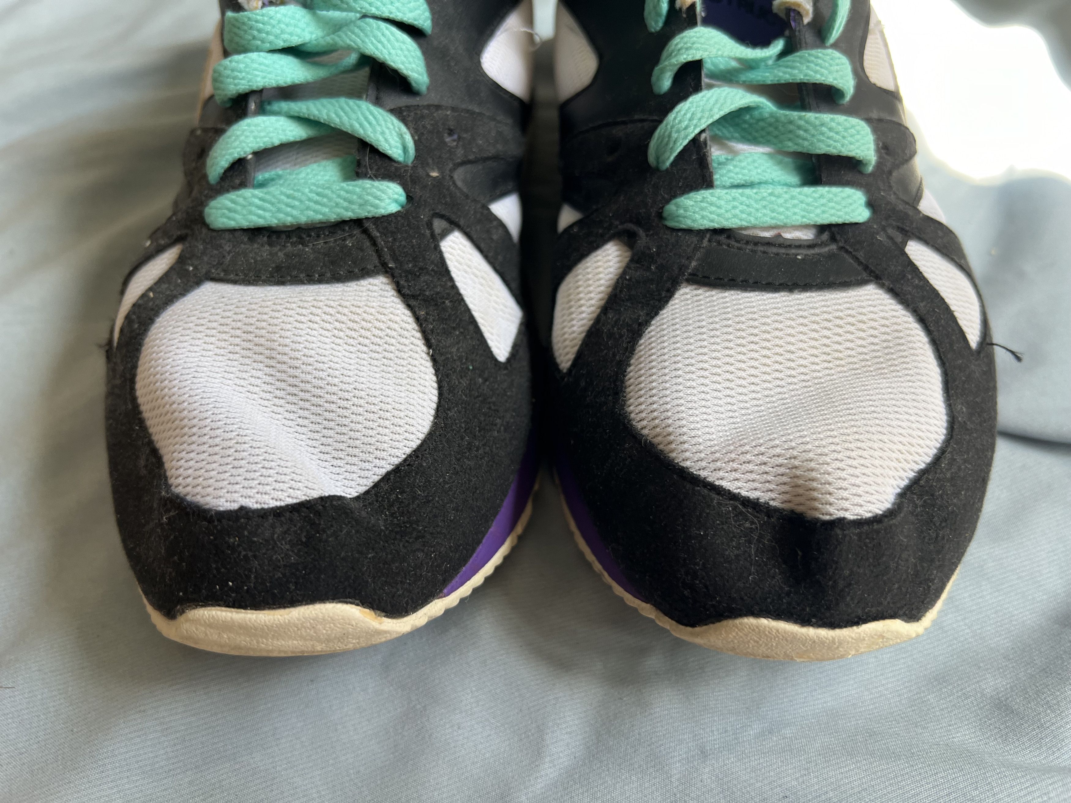 Nike Nike Air Structure Triax 91 Black/White/Mint/Purple (2009) Size US 10 / EU 43 - 8 Thumbnail