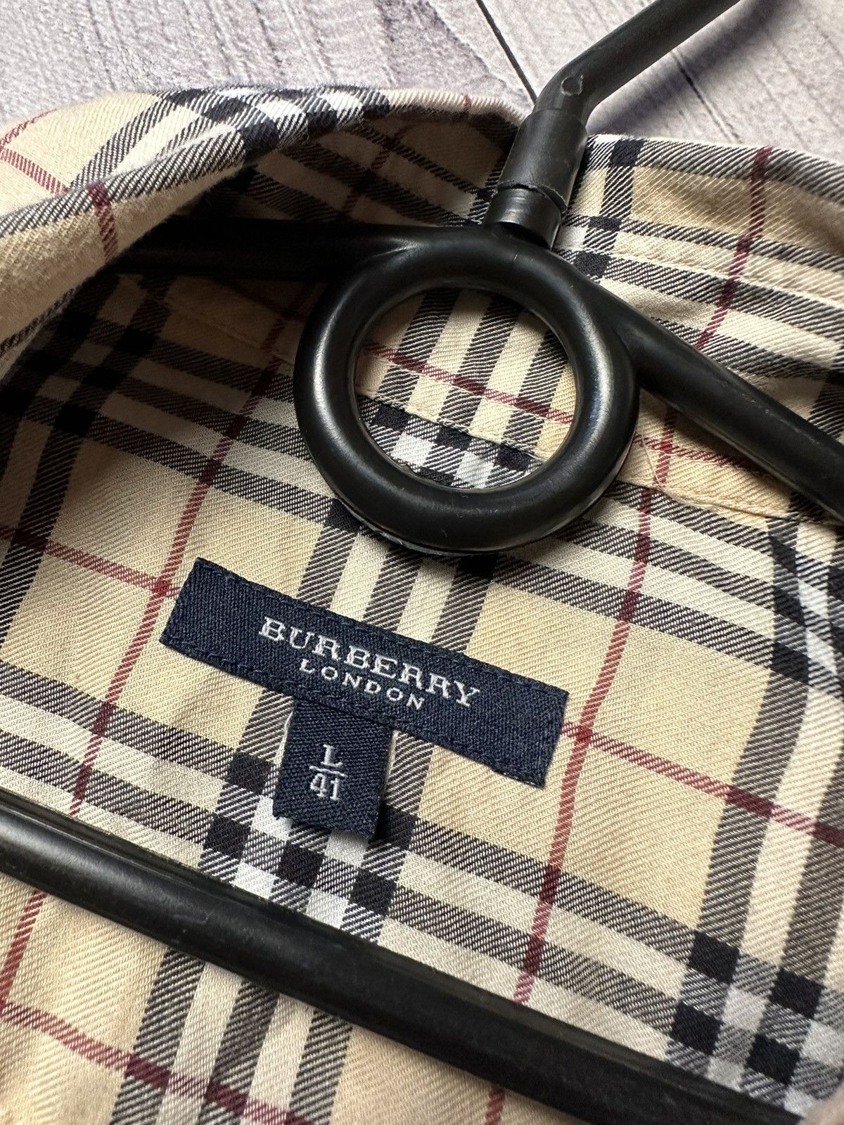 Burberry × Vintage Vintage Burberry plaid shirt size L Size US L / EU 52-54 / 3 - 6 Thumbnail